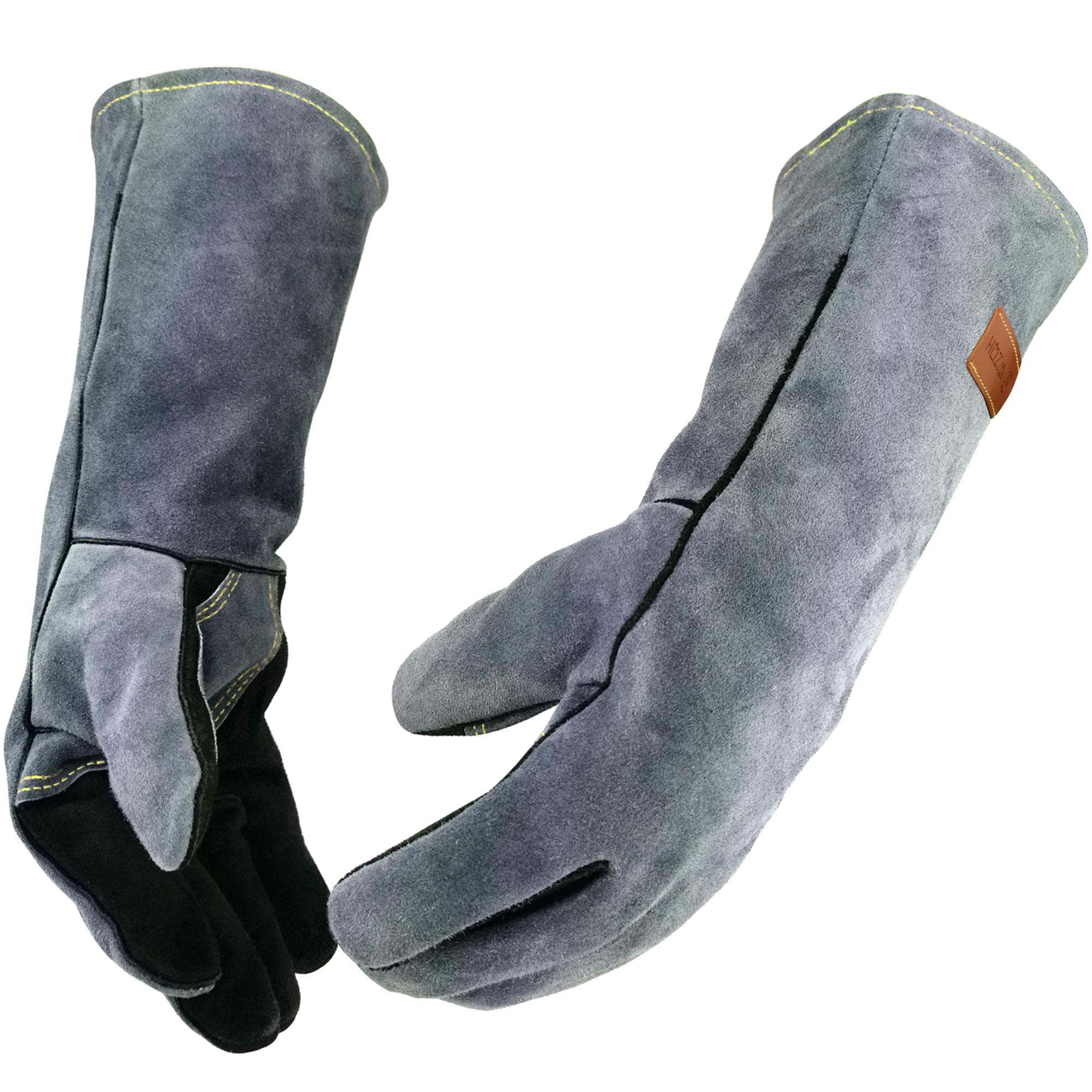 16 Inches,932℉,Leather Welding Gloves