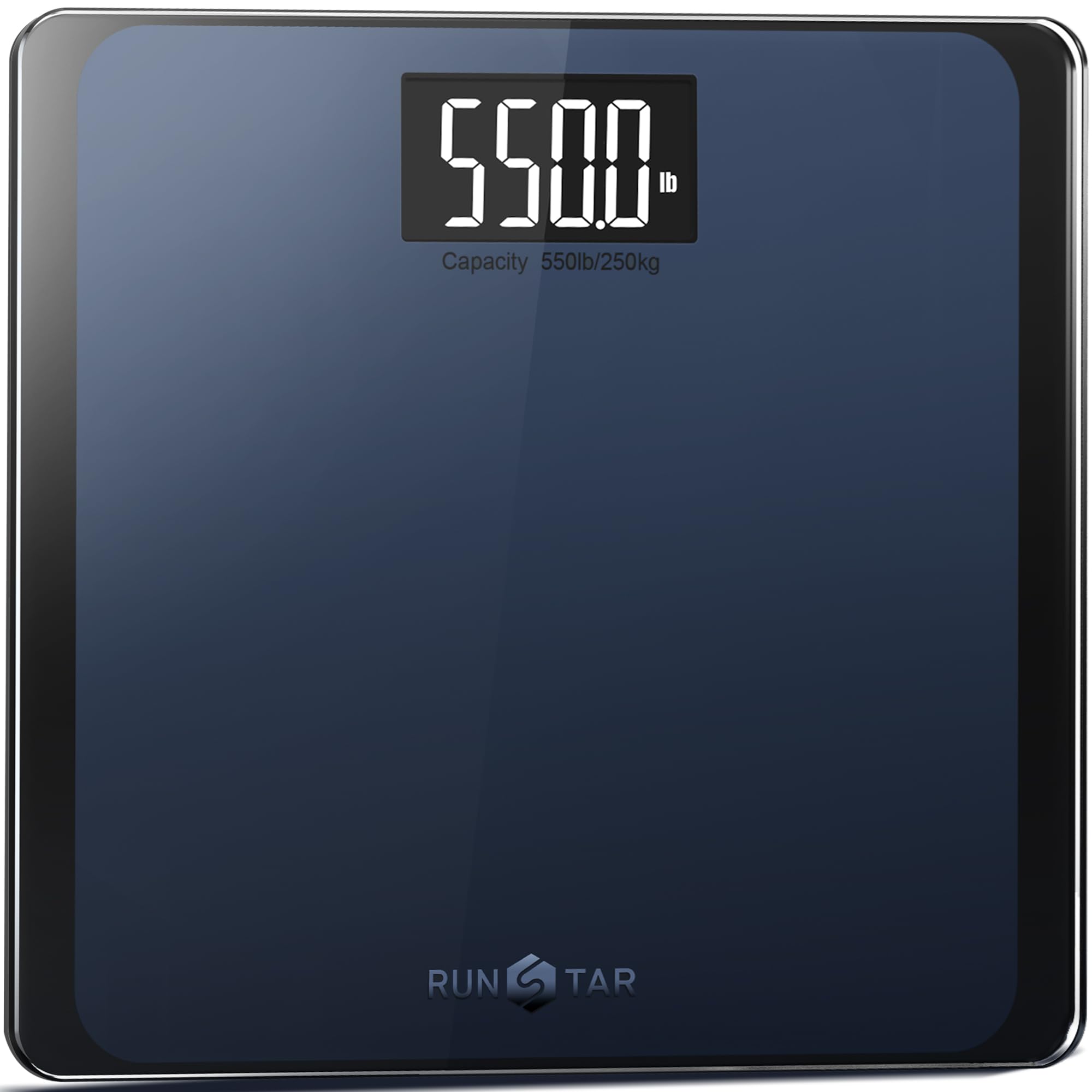 550lb Bathroom Digital Scale for Body Weight with Ultra-Wide Platform and Large LCD Display