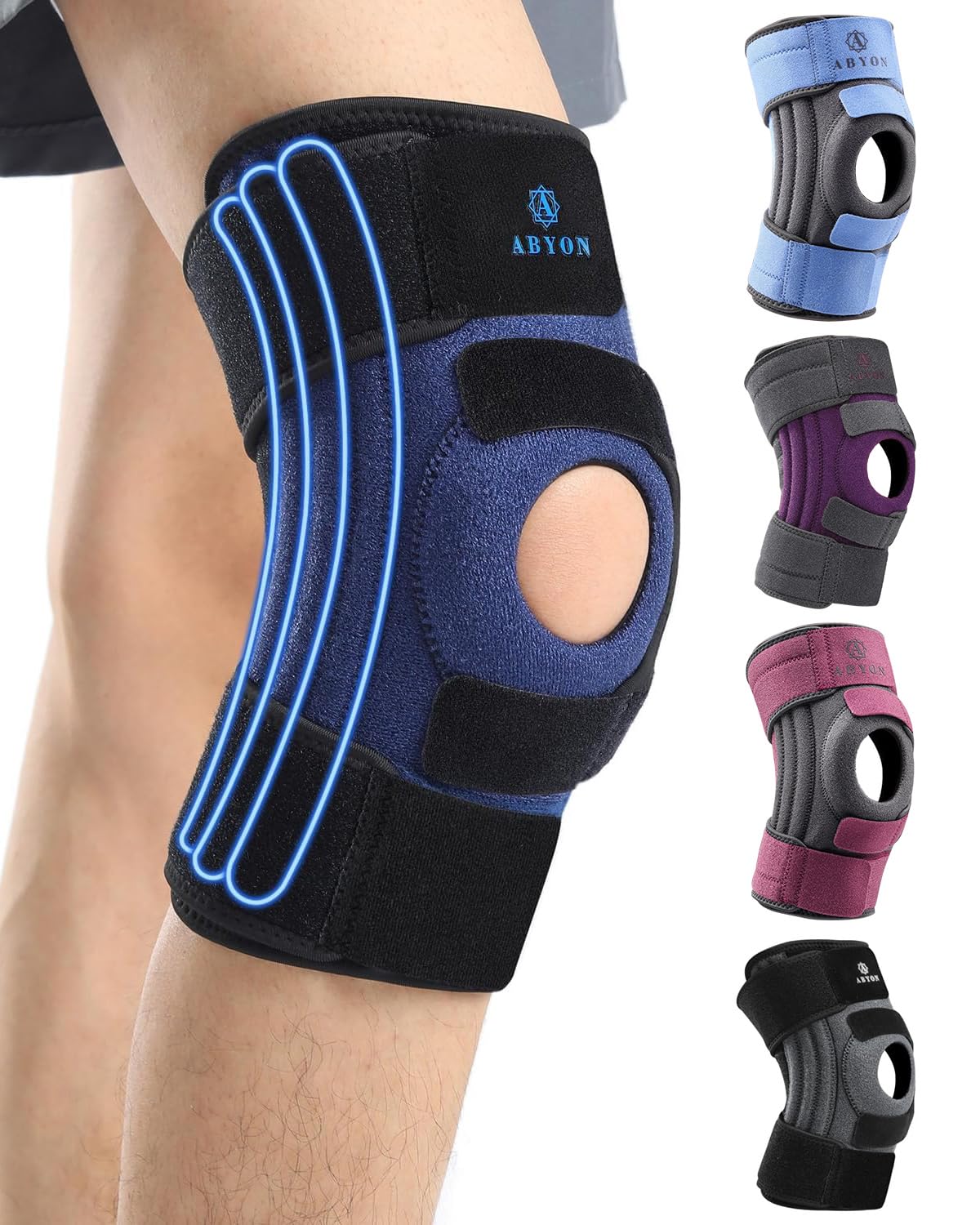 ABYON Knee Brace for Men & Women Meniscus Tear