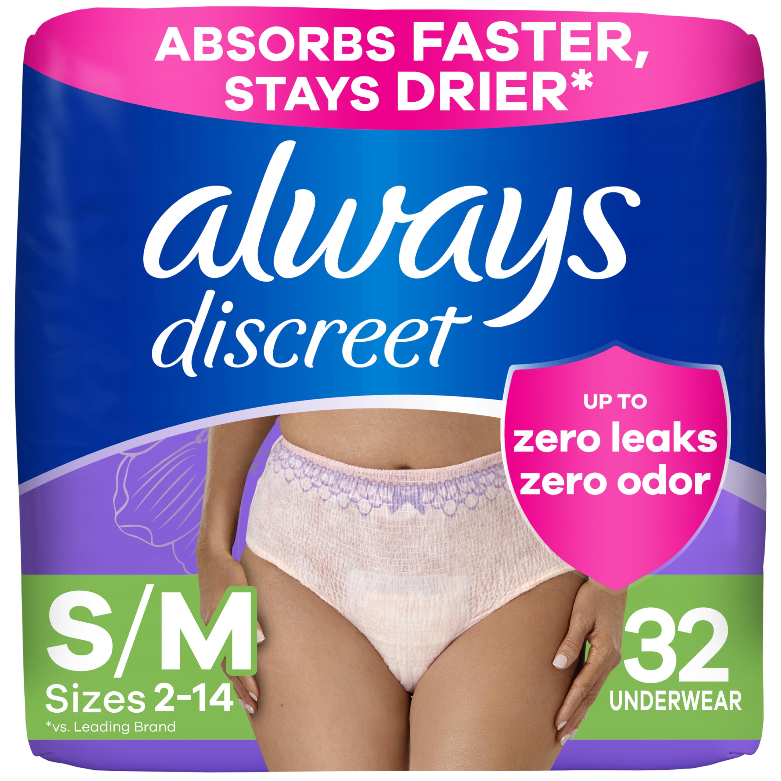 Always Discreet Adult Diapers for Women