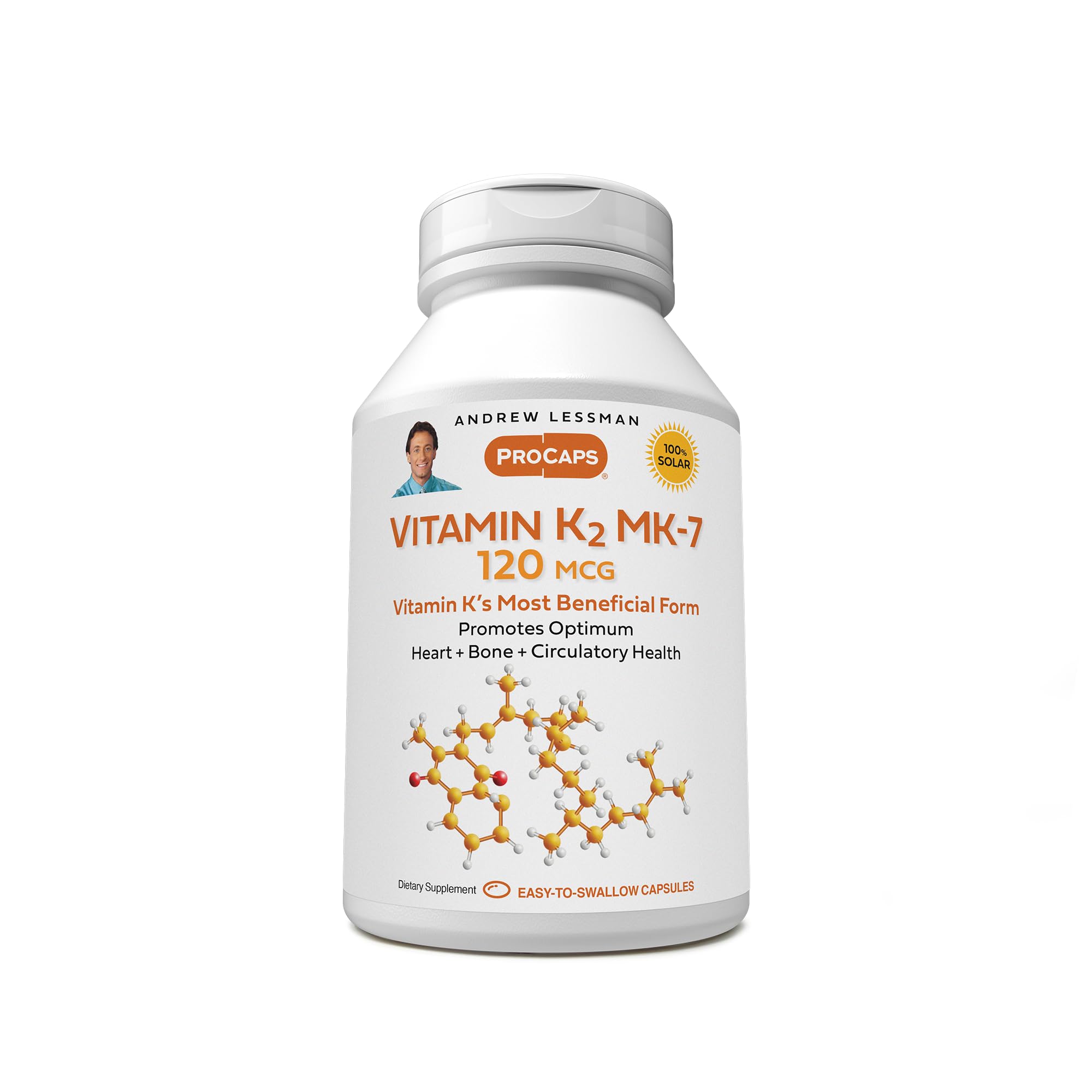 ANDREW LESSMAN Vitamin K2 MK7 120 mcg 60 Softgels