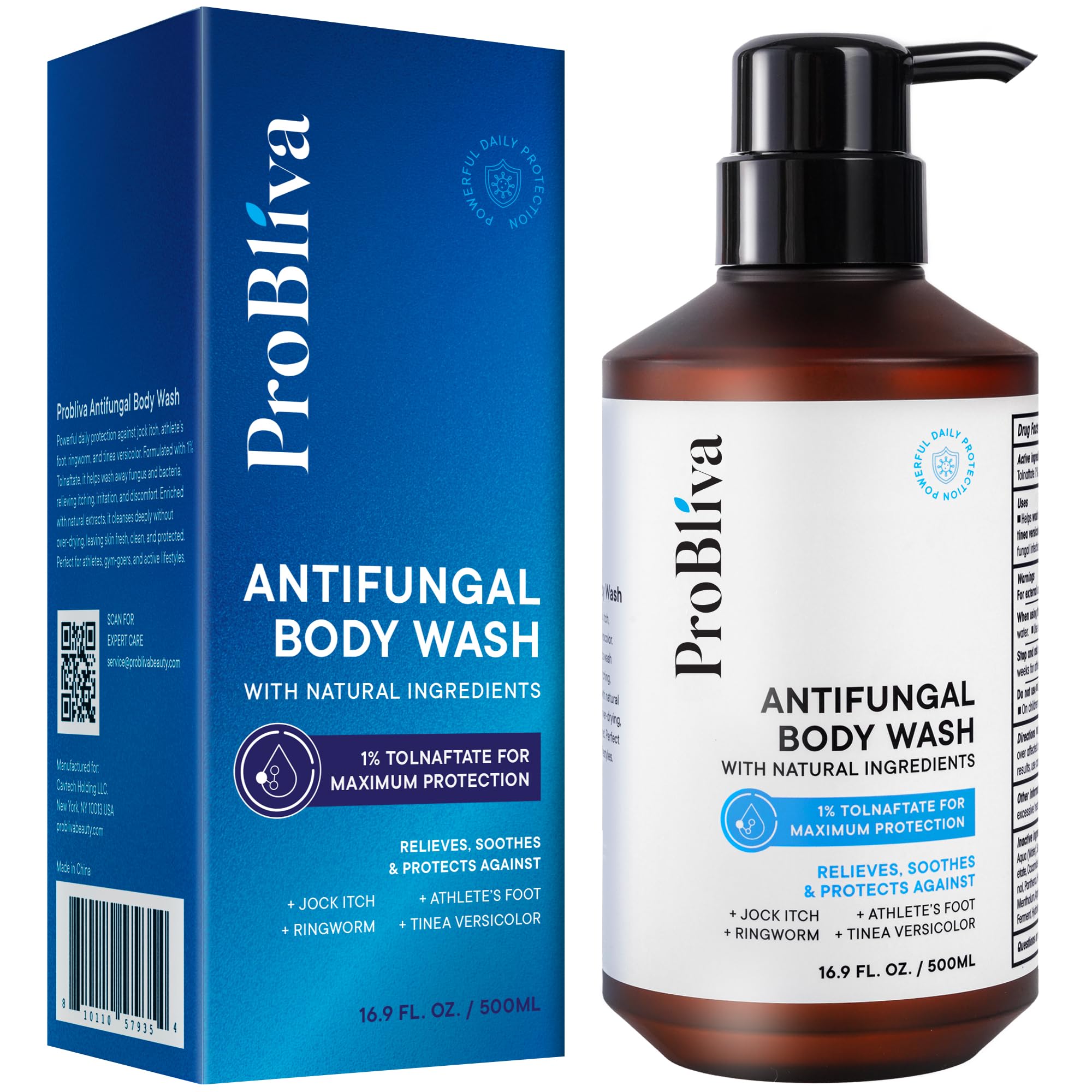 Antifungal Body Wash Treatment Soap – Antibacterial Wash for Jock Itch