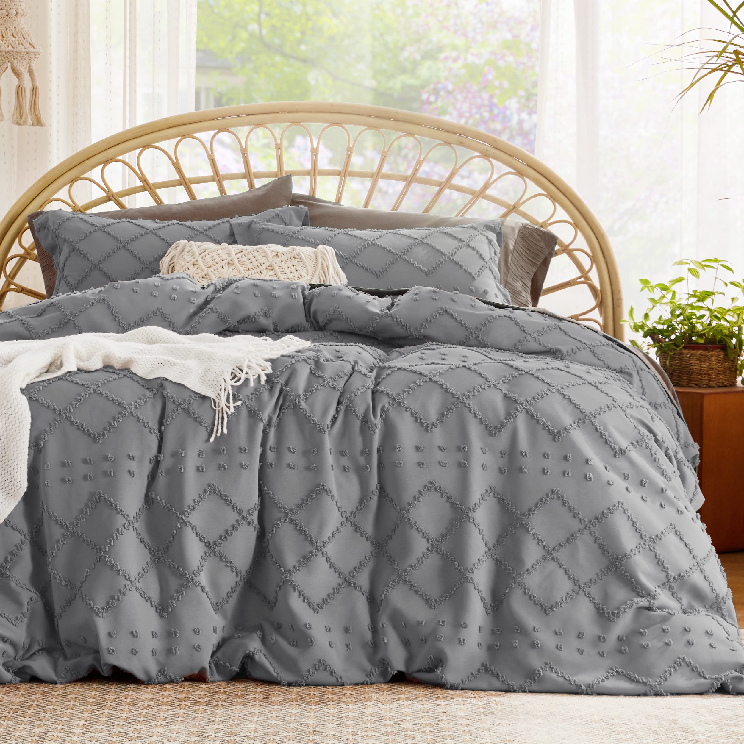 Bedsure Boho Duvet Cover Queen Size