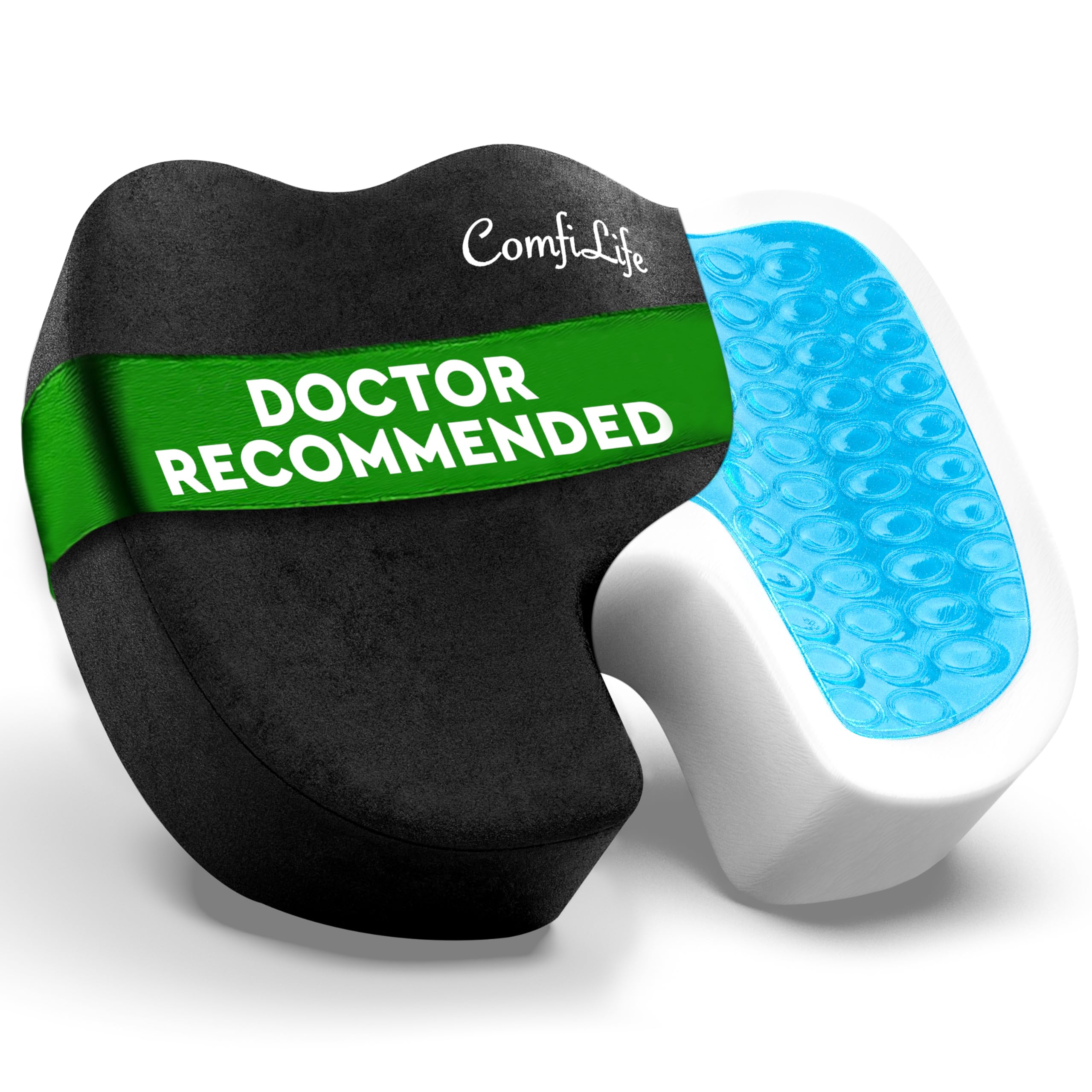ComfiLife Premium Gel & Memory Foam Seat Cushion – Doctor Recommended Office Chair Cushion