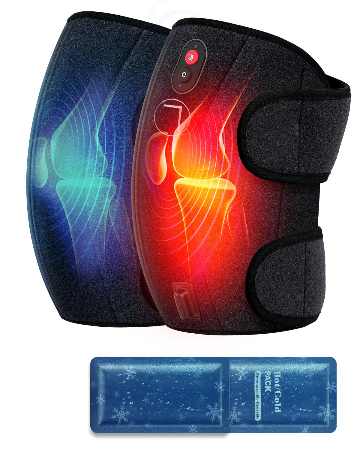 CooCoCo Knee Massager with Heat/Cold