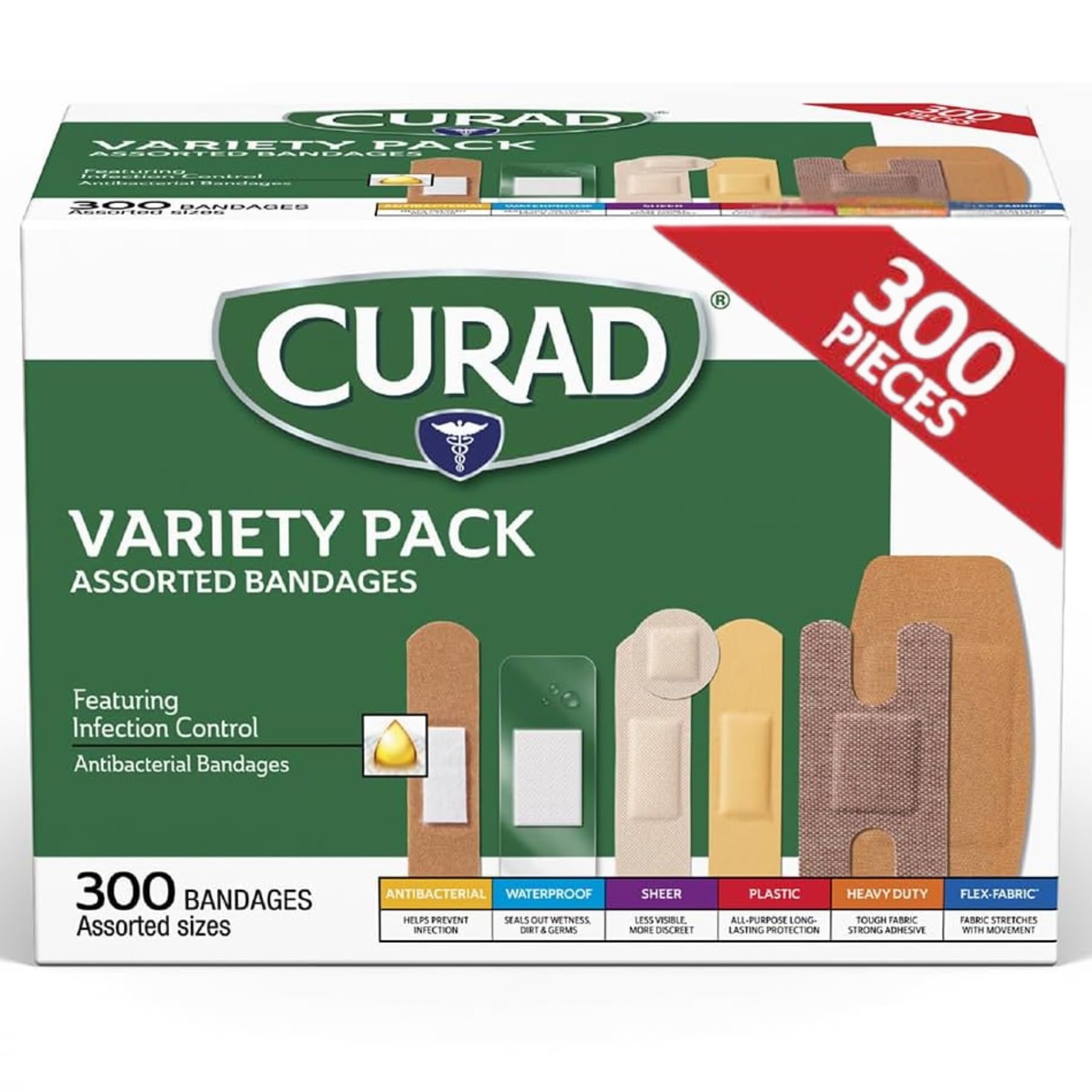 CURAD Assorted Bandages Variety Pack
