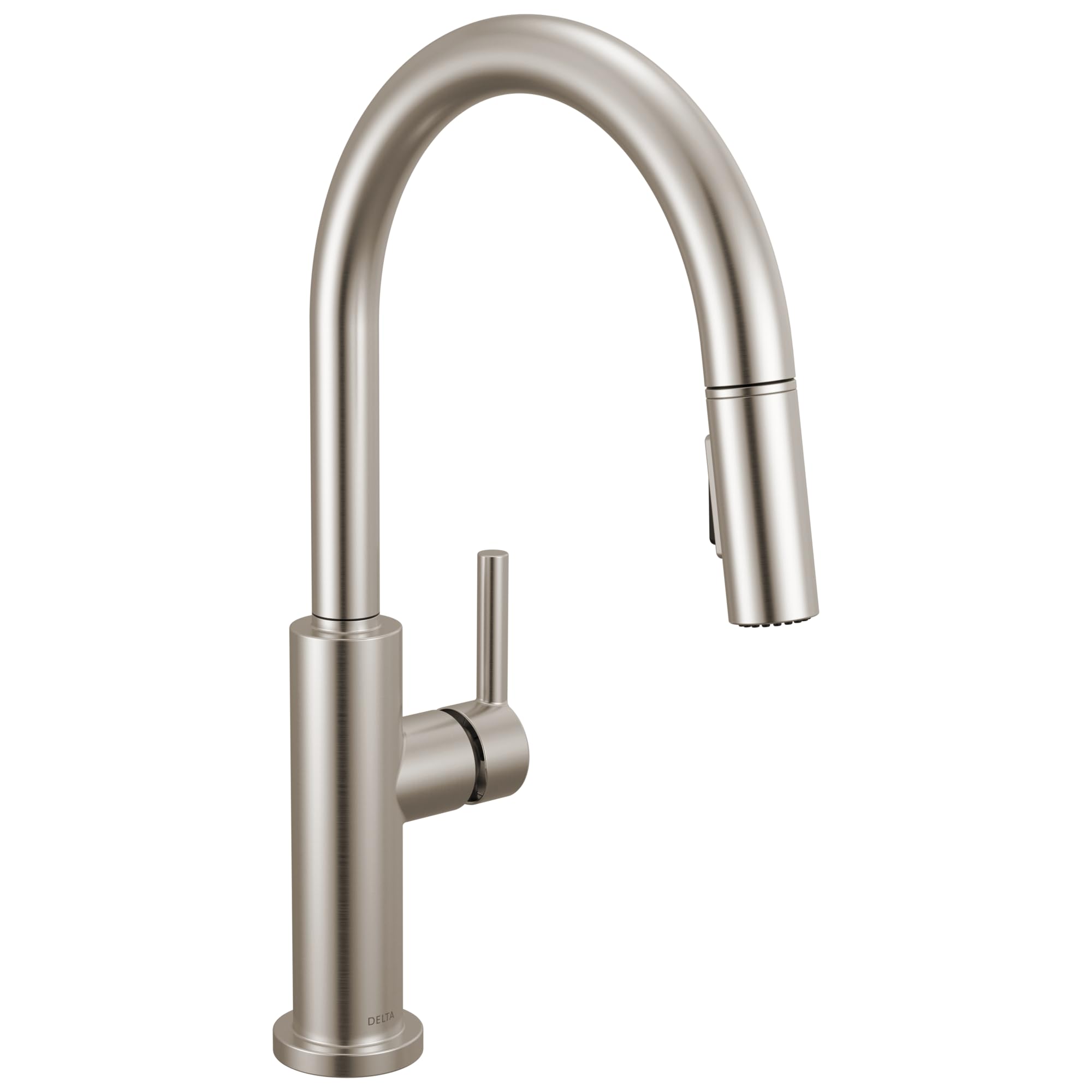 Delta Nicoli Brushed Nickel Kitchen Faucet with Pull Down Sprayer