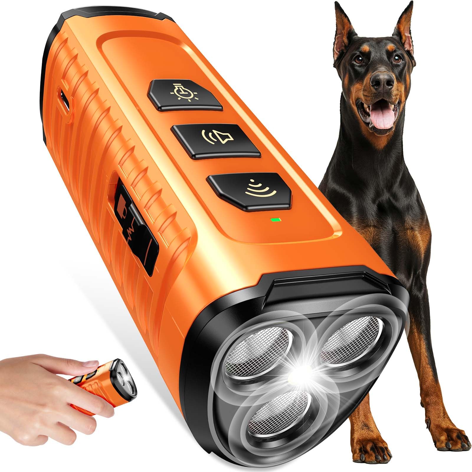Dog Bark Deterrent Device 3X Anti Barking Device for Dogs