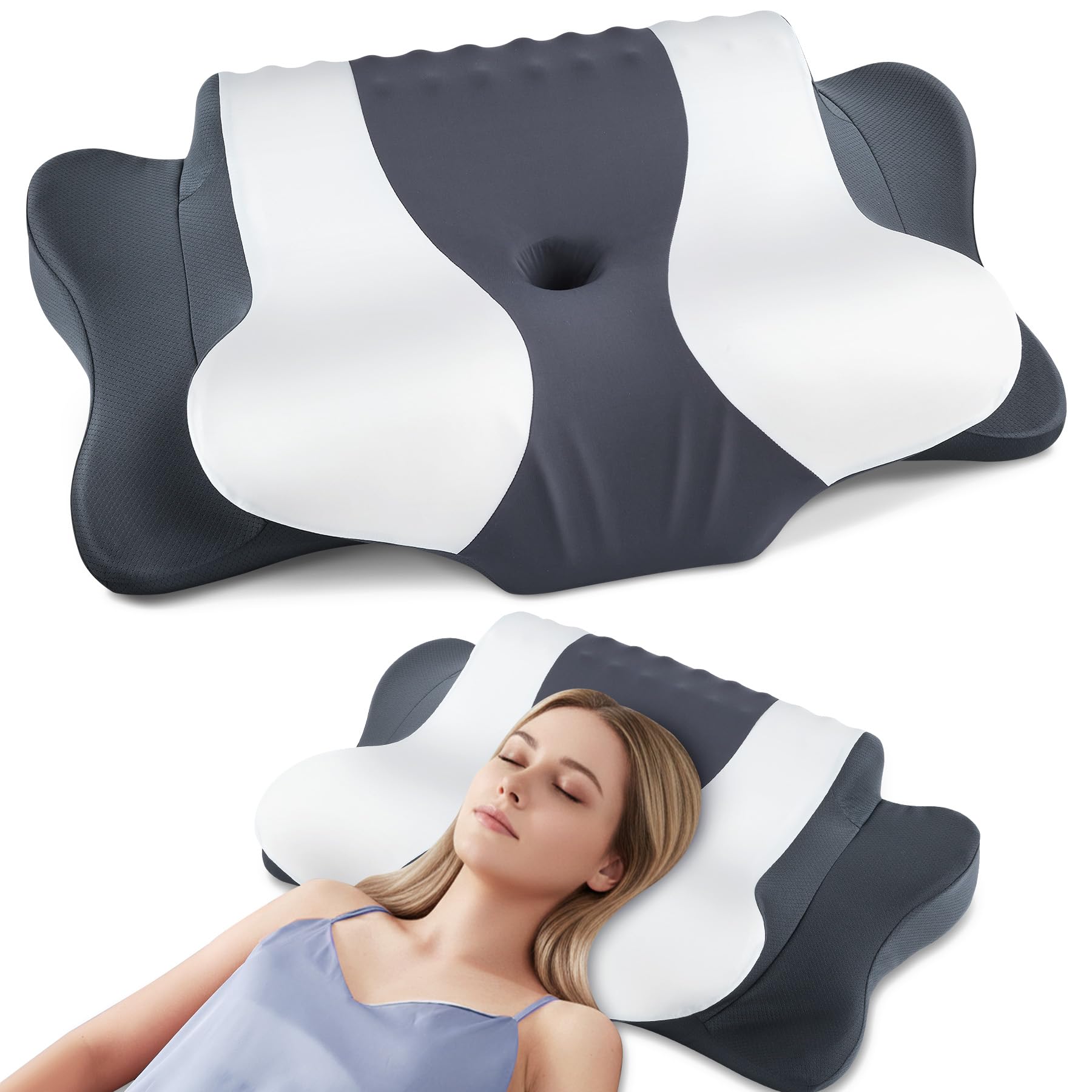 DONAMA Cervical Neck Pillow for Pain Relief