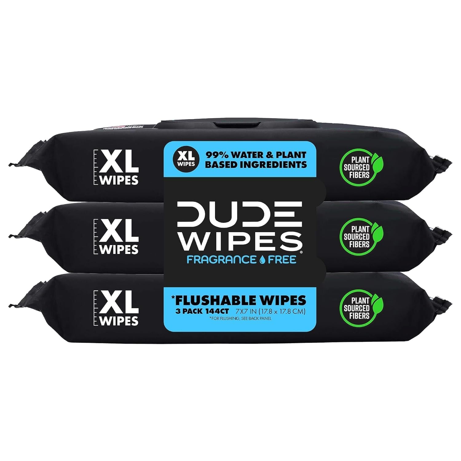 DUDE Wipes Unscented Flushable Wipes