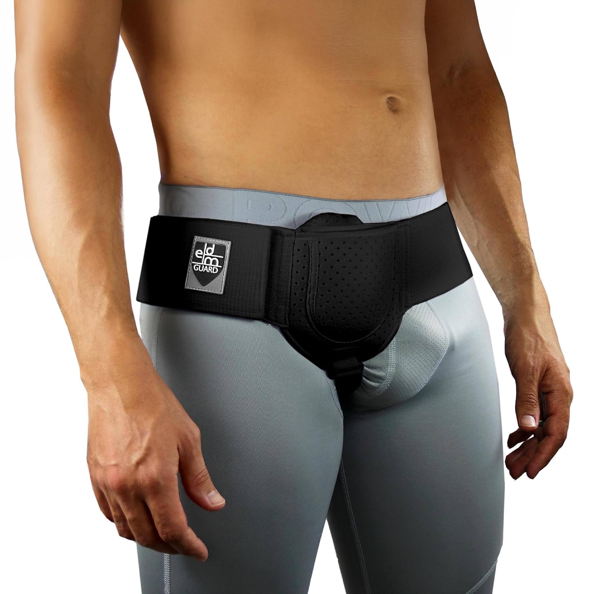 Everyday Medical Inguinal Hernia Support Belt for Men I Fits Left or Right Side