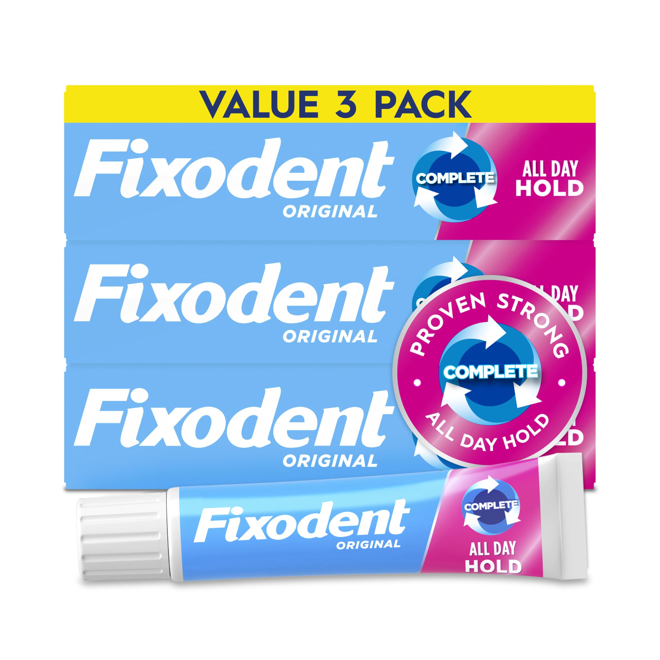 Fixodent Complete Original Denture Adhesive Cream