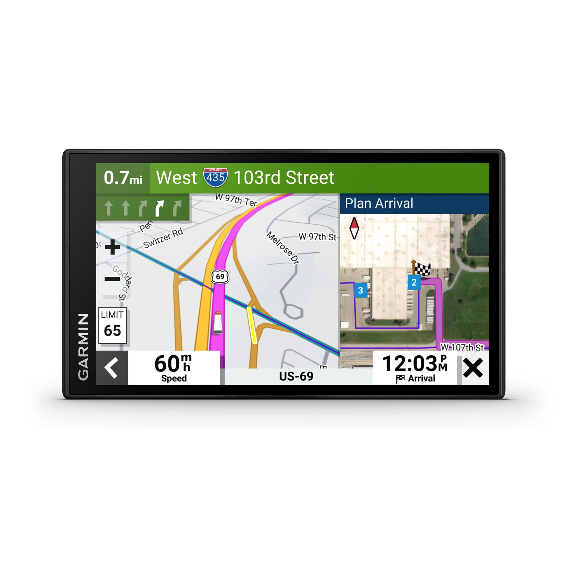 Garmin dezl OTR610, Large