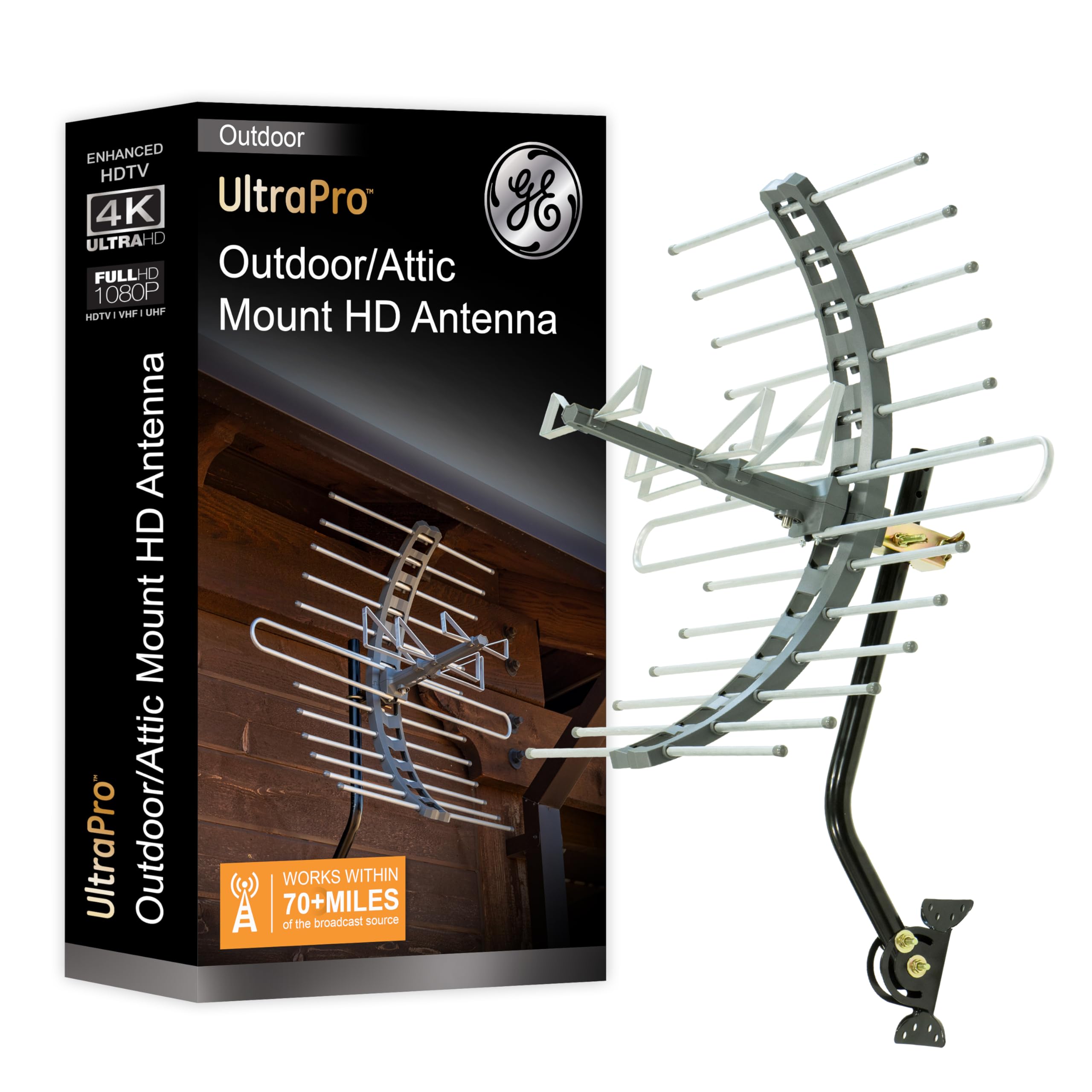GE Outdoor HD Digital TV Antenna