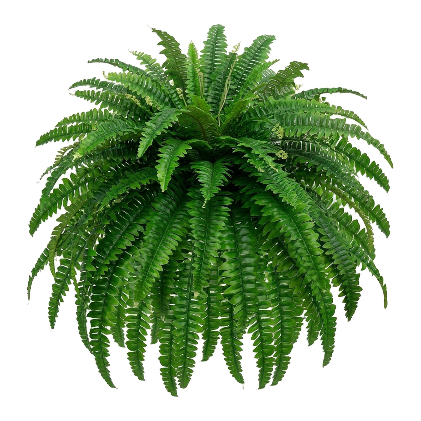 GYERB 48" Large Artificial Boston Fern Plants for Outdoor Indoor