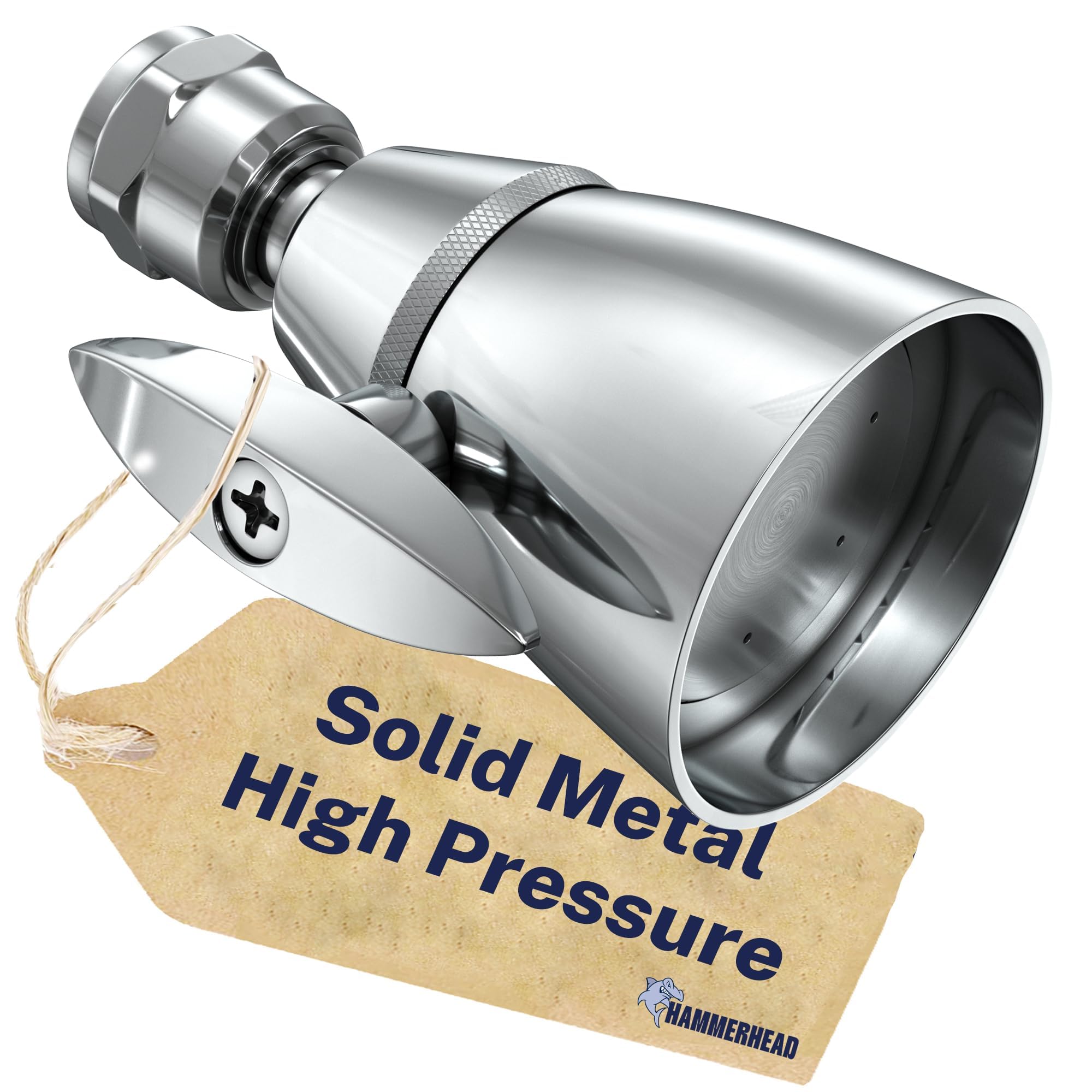 HammerHead Showers® Solid Metal 2 Inch High Pressure Shower Heads