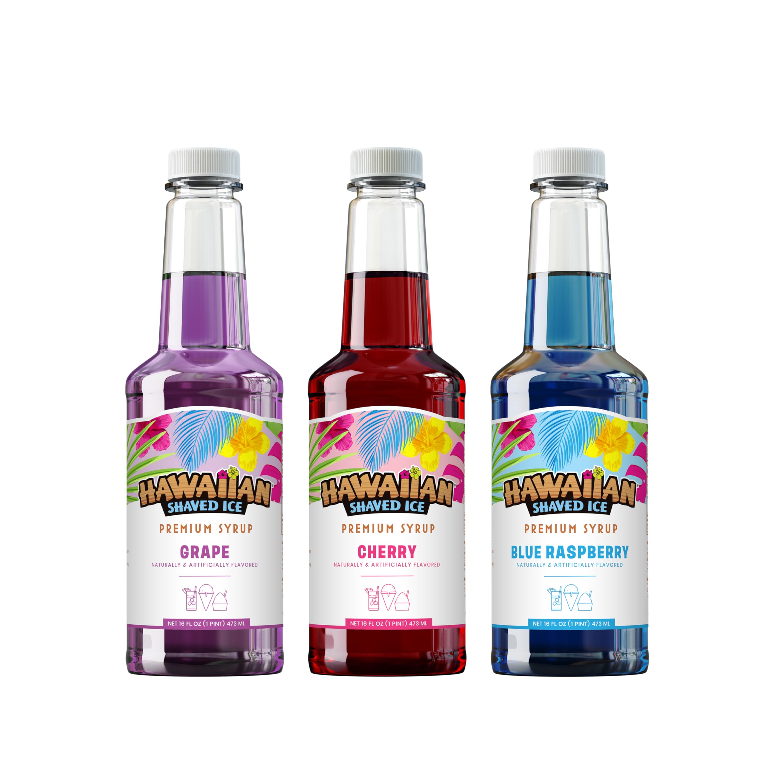 Hawaiian Shaved Ice Syrup Assortment