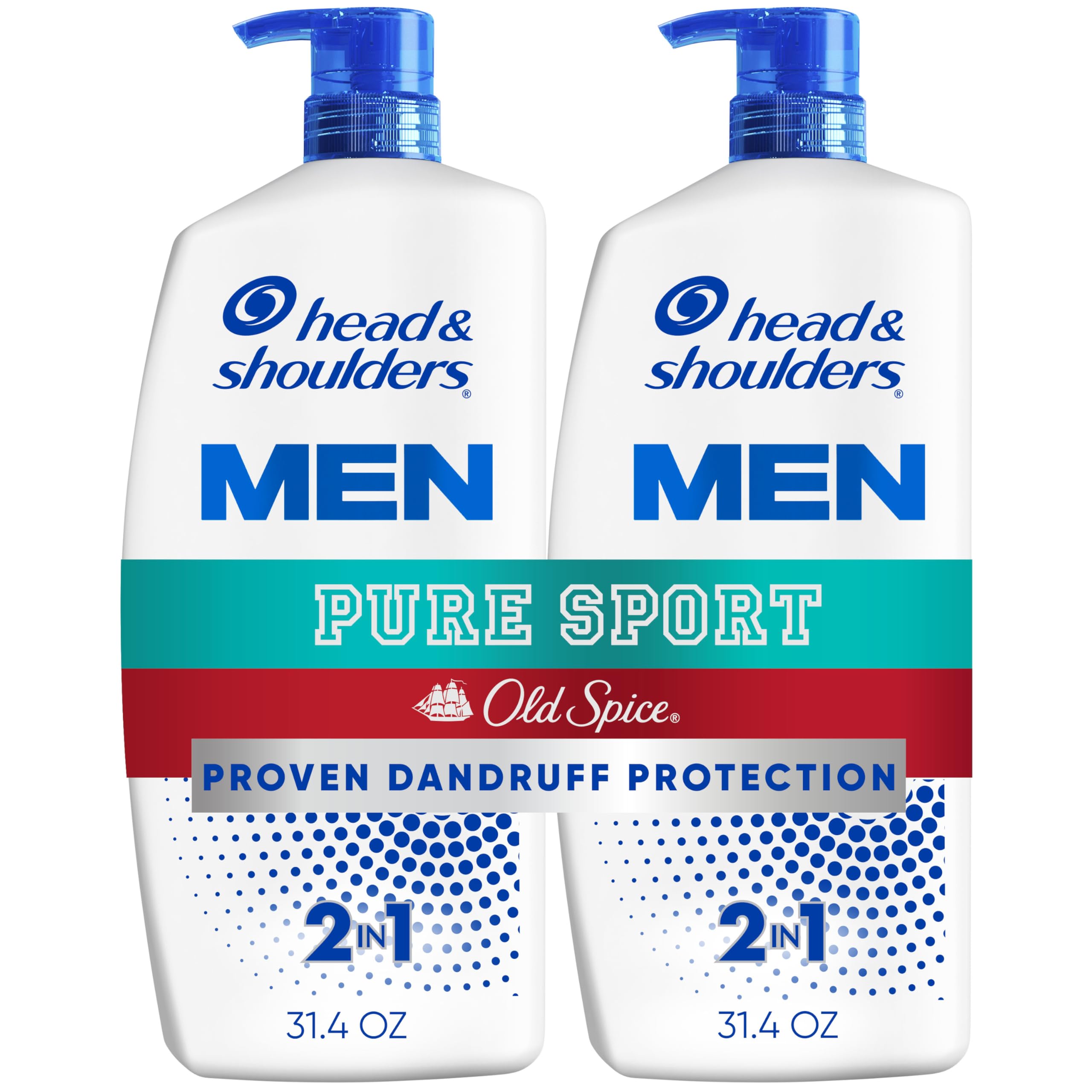 Head & Shoulders Mens Anti-Dandruff Shampoo and Conditioner with 1% Pyrithione Zinc