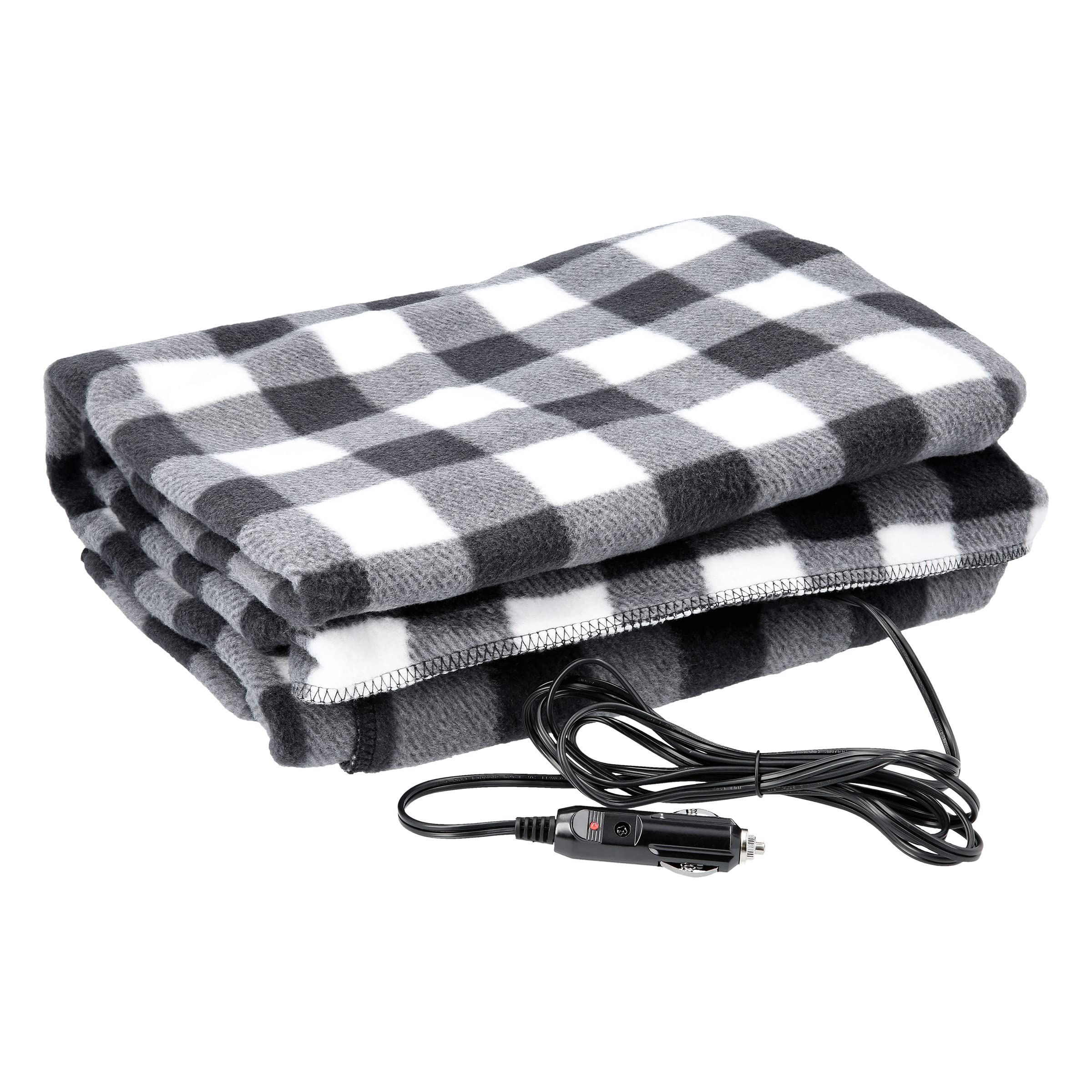 Heated Blanket - 12-Volt Electric Blanket for Car