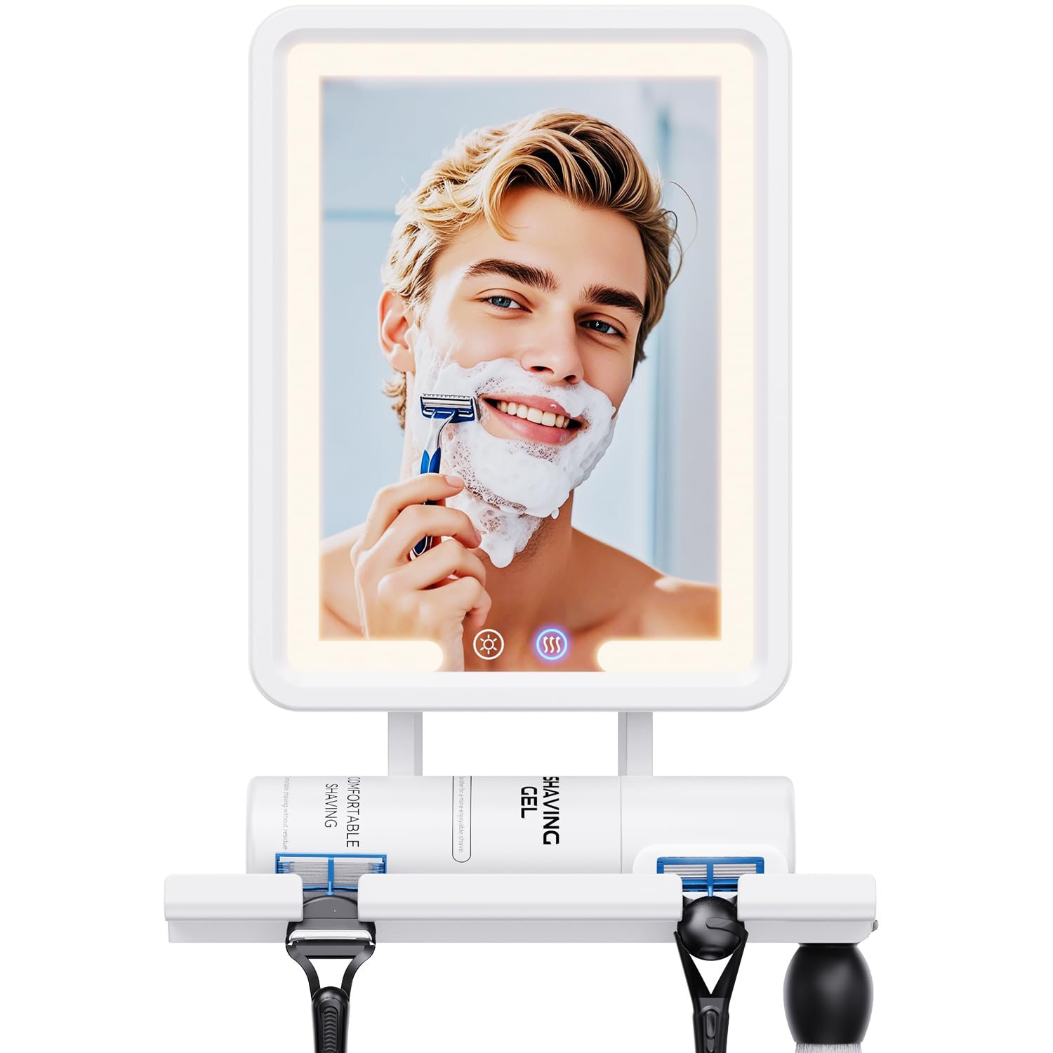 Heated Shower Mirror Fogless for Shaving