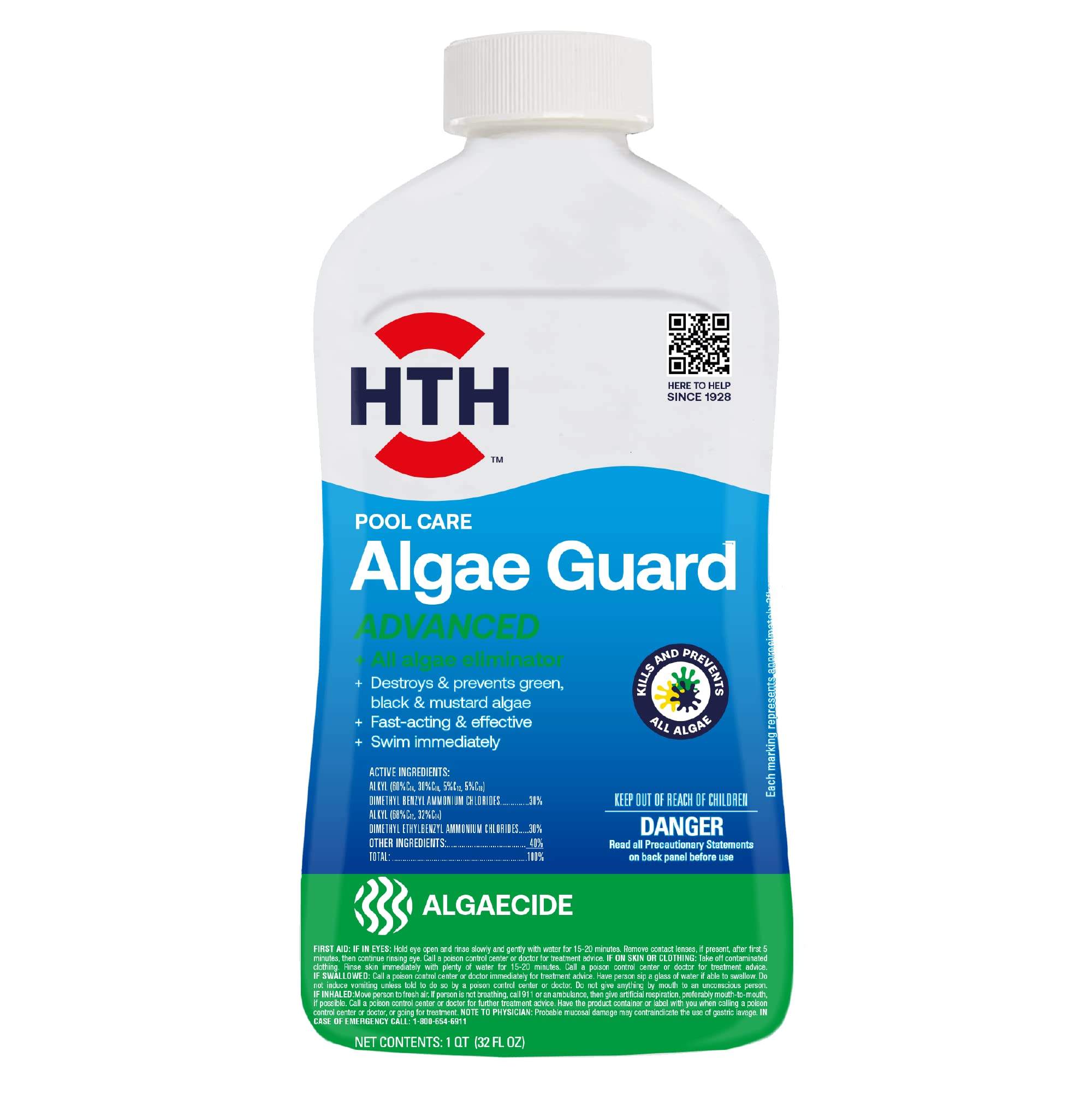 HTH 67084 Pool Care Algae Guard Advanced