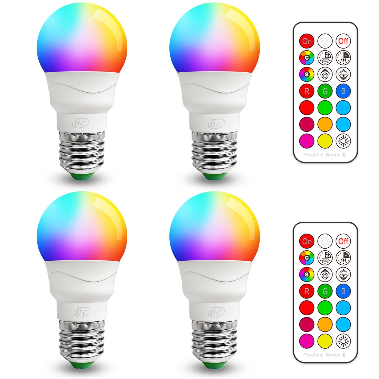 ILC RGB LED Color Changing Light Bulb