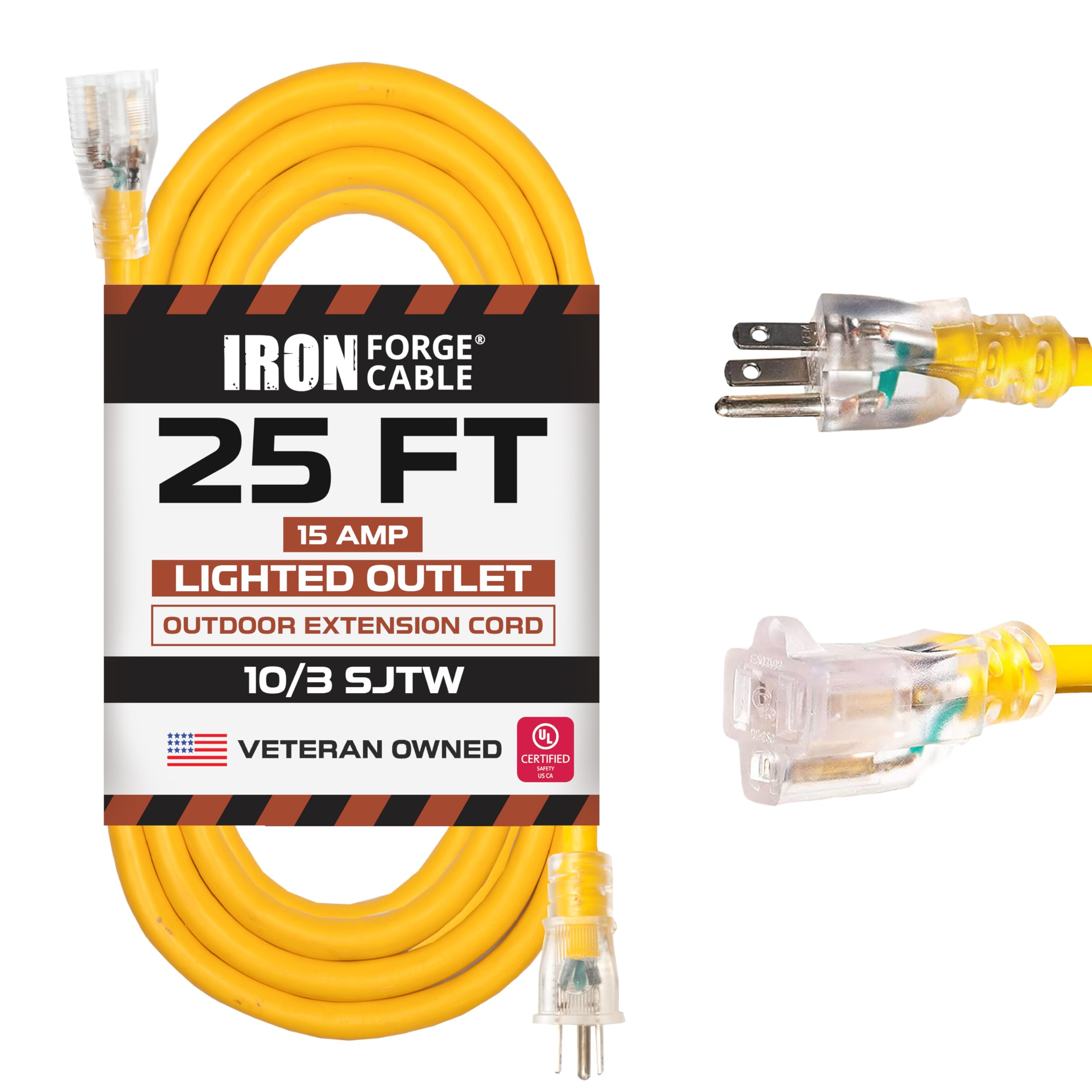 Iron Forge Cable Outdoor Extension Cord 25 Ft