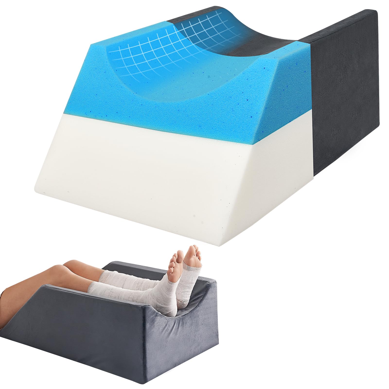 JOYWOO Double Leg Support Elevation Pillow – Ideal for Post-Hip Replacement