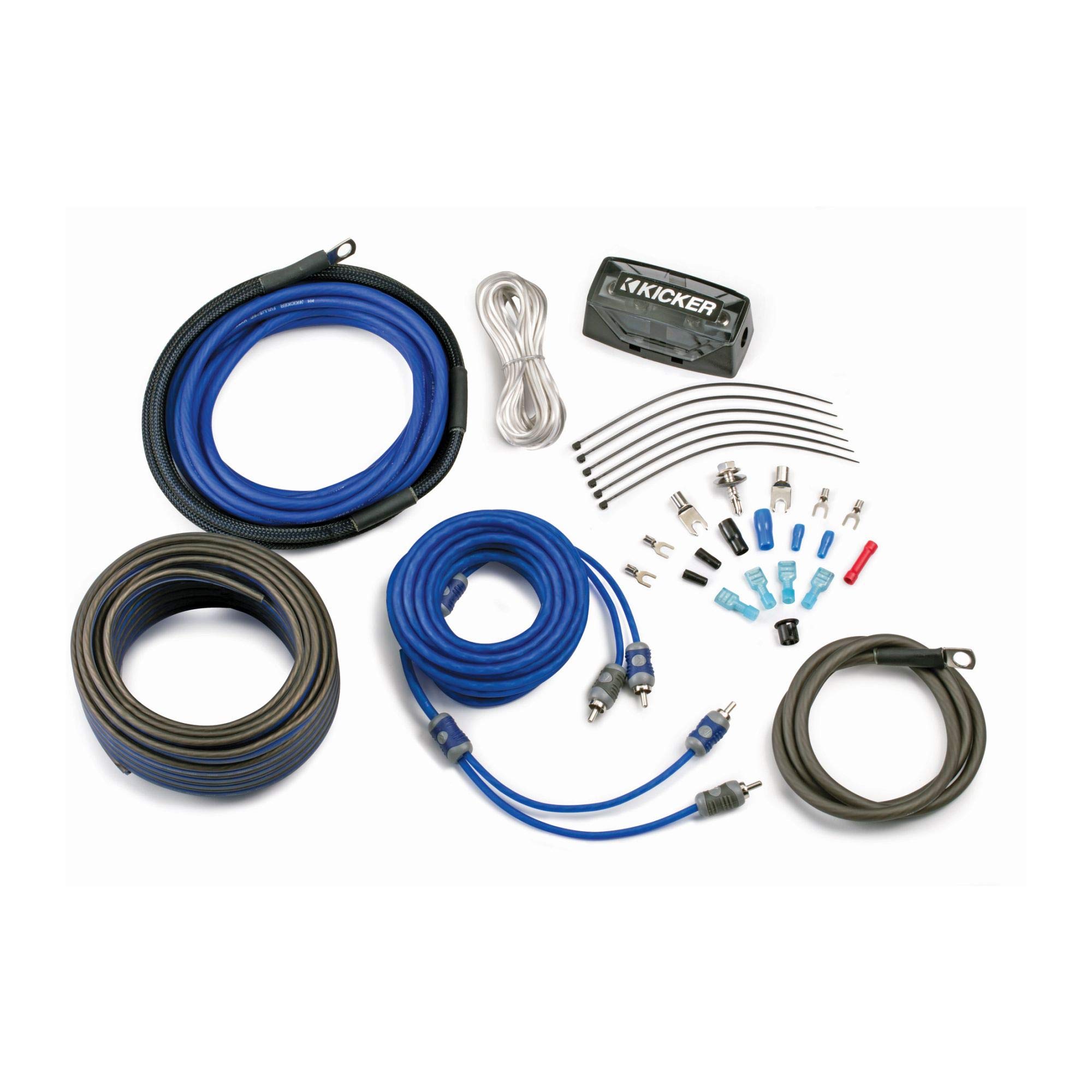 Kicker 46CK4 K-Series Complete 4-AWG Amplifier Connection Kit W/ 2-Channel RCA