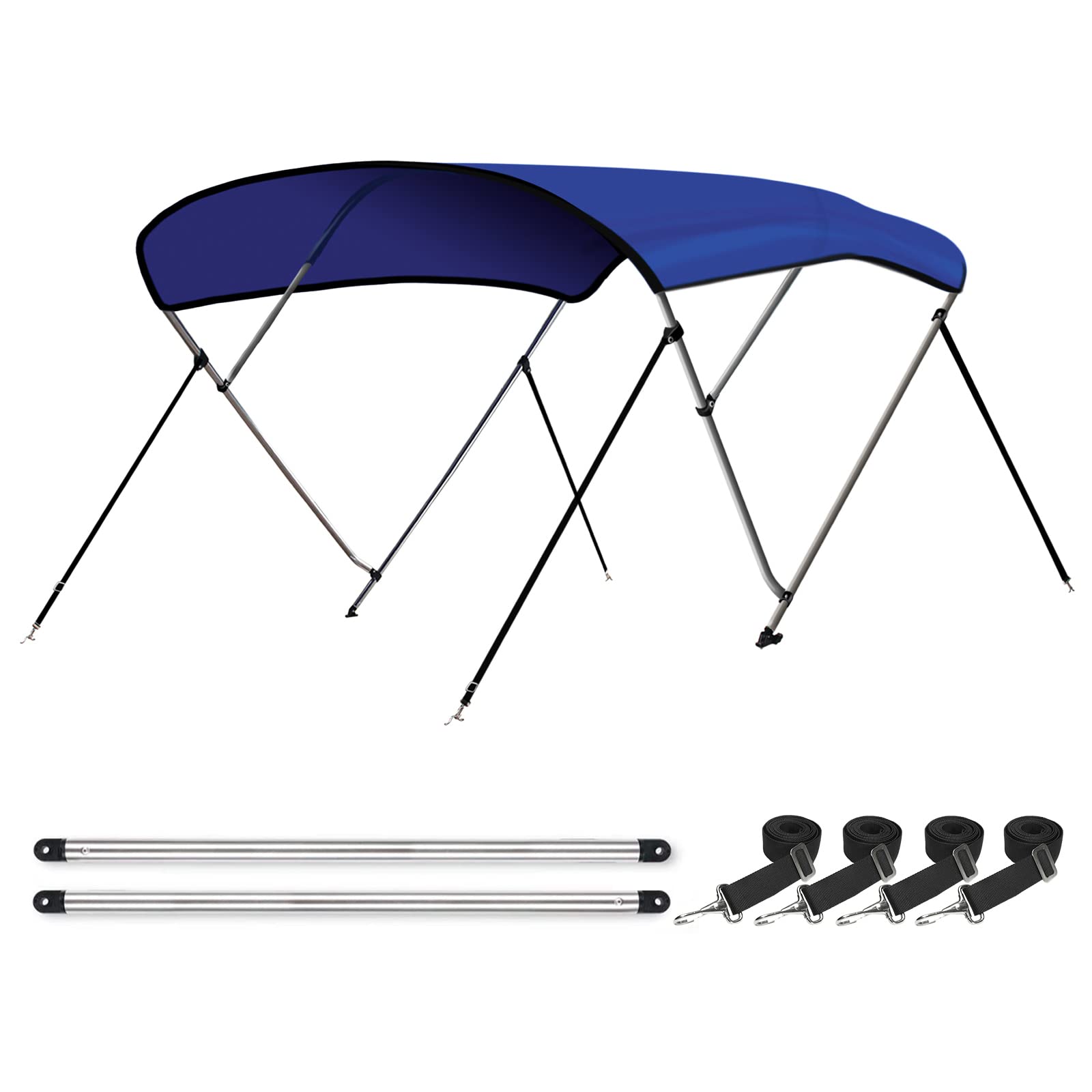 Leader Accessories 10 Colors 3 Bow 4 Bow Bimini Top Cover for Boat Includes 4