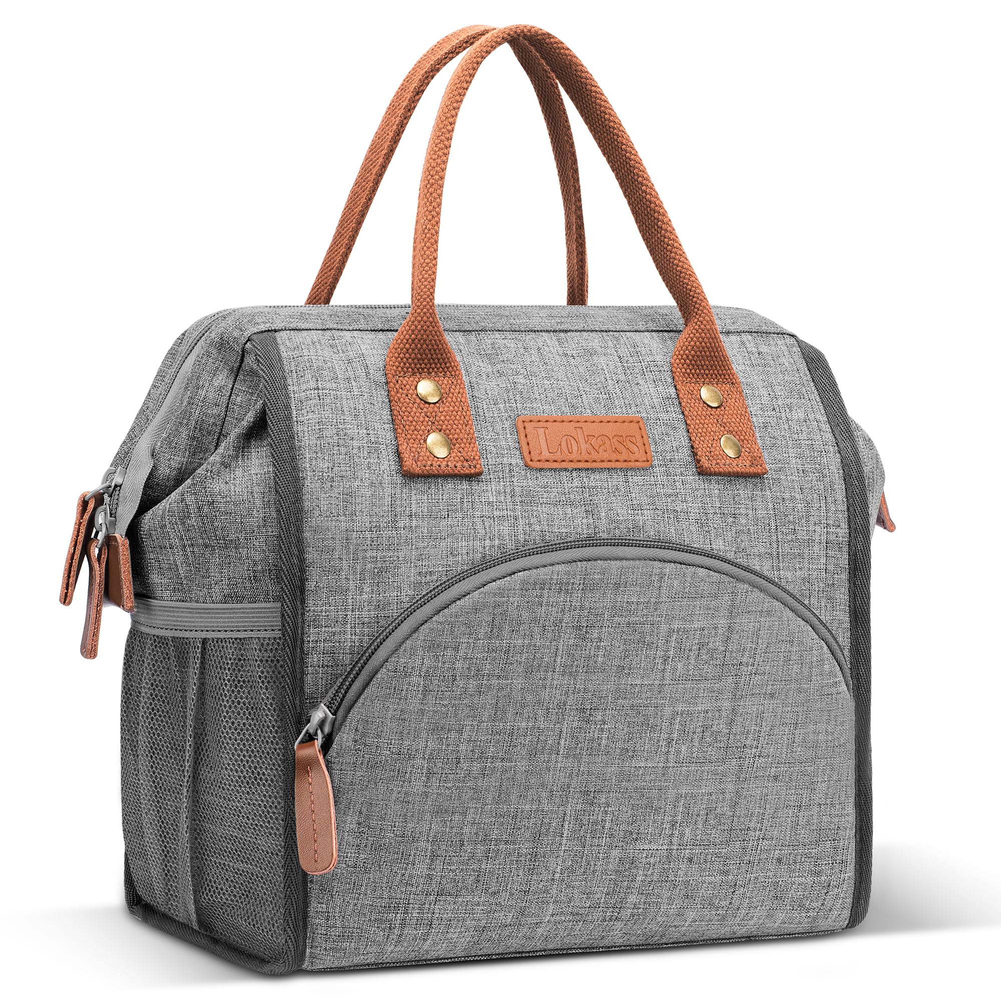 LOKASS Insulated Lunch Bag for Women & Men