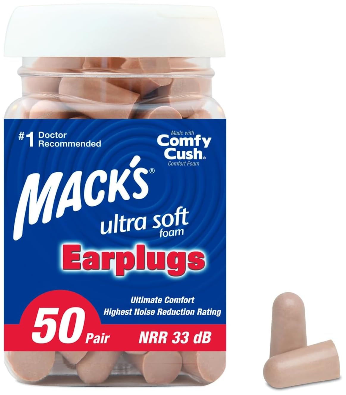 Mack's Ultra Soft Foam Earplugs