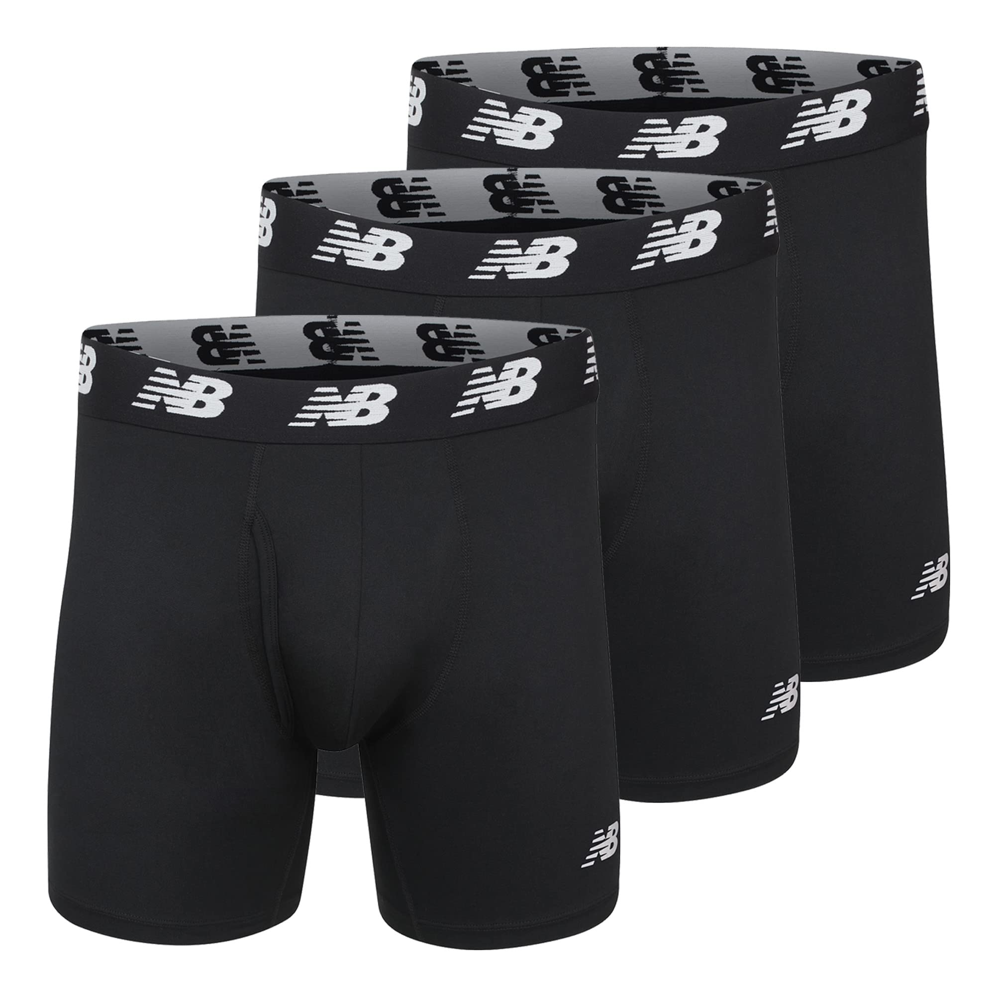 New Balance Men's Performance Boxer Briefs with Fly