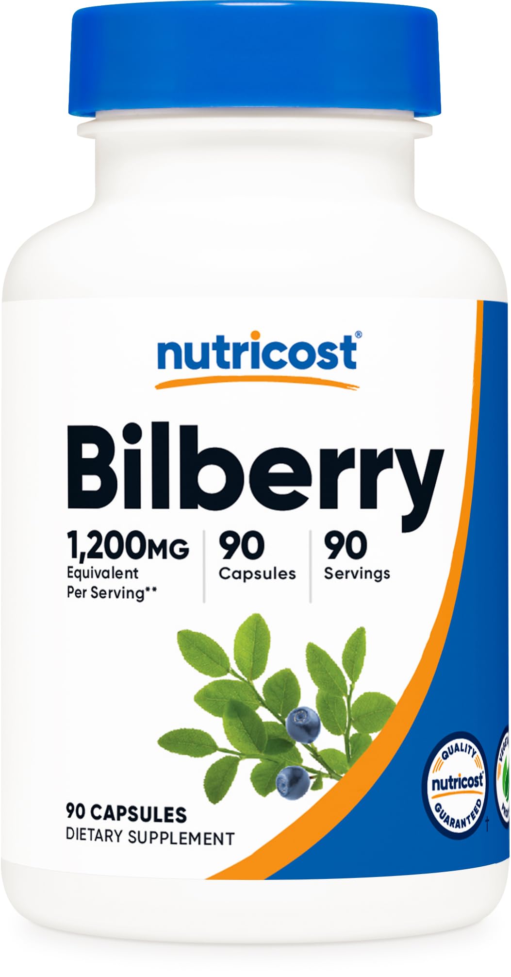 Nutricost Bilberry Capsules 1200mg Equivalent
