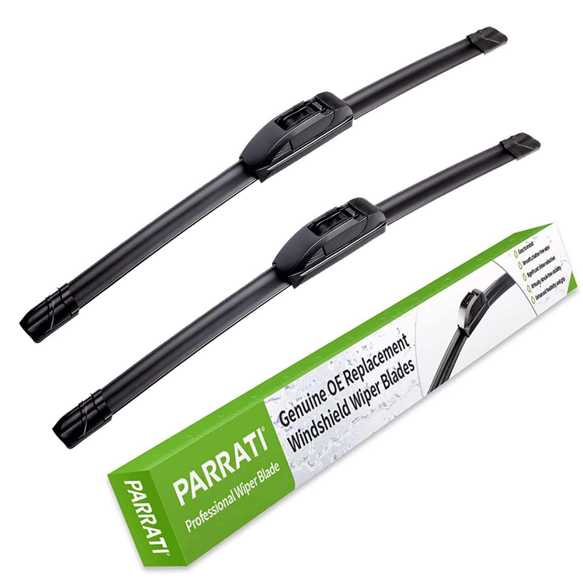 OEM QUALITY 22" + 22" PARRATI Premium All-Season Windshield Wiper Blades