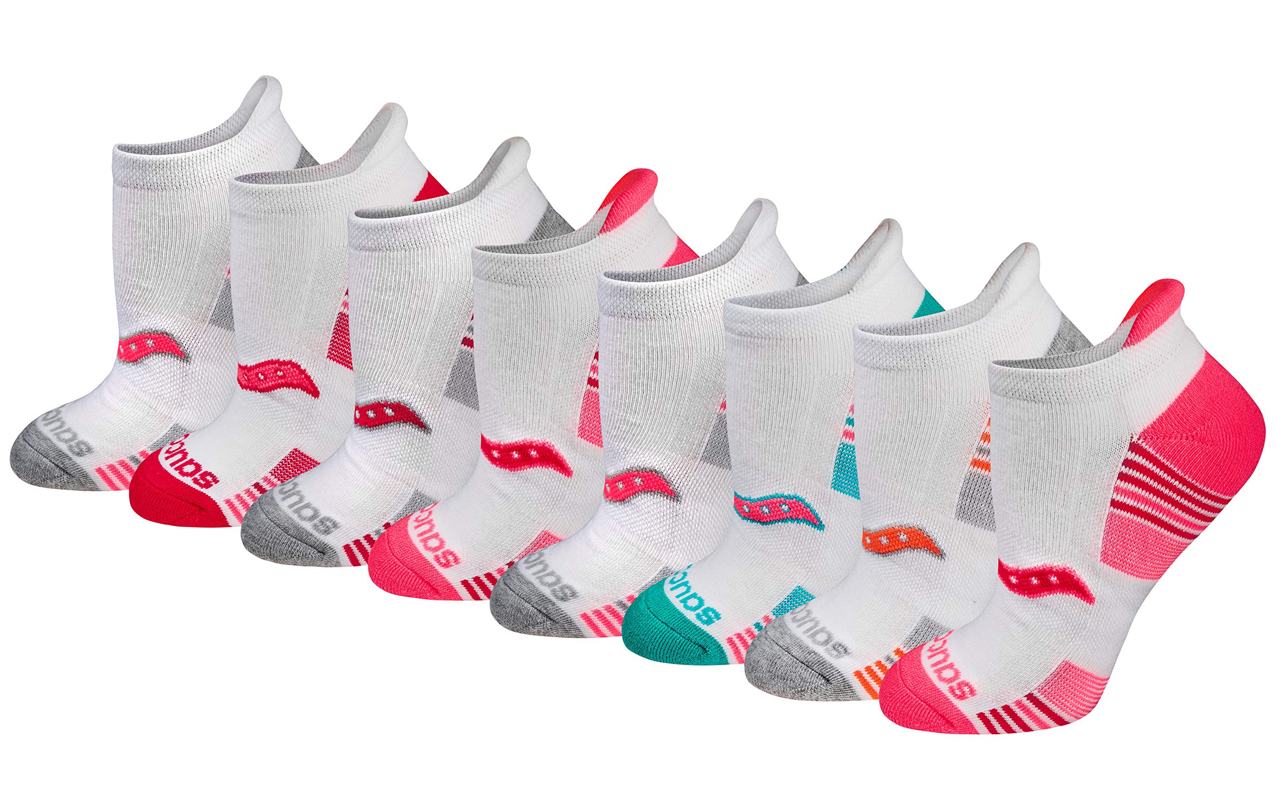 Saucony Women's RunDry Performance Heel Tab Athletic Socks