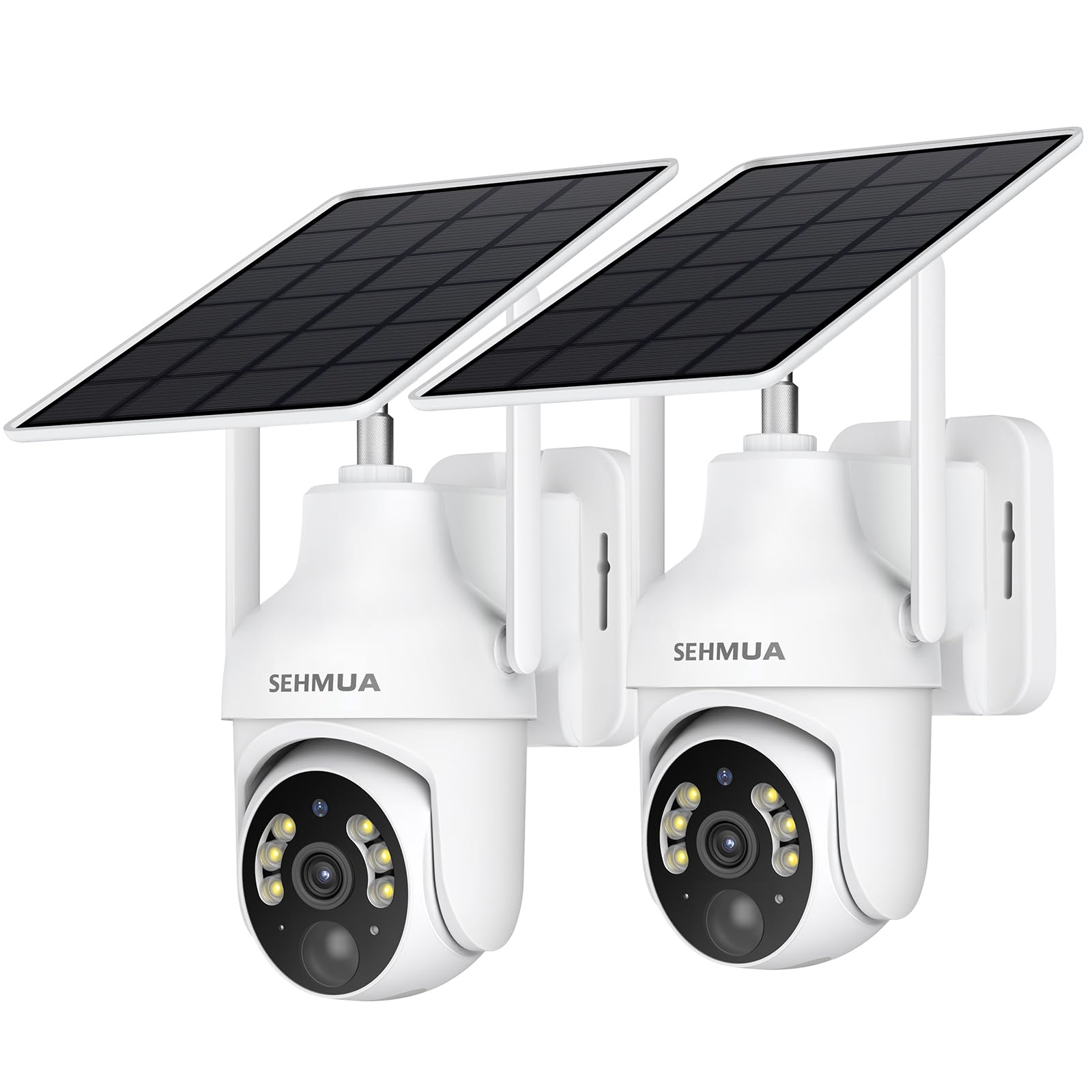 SEHMUA 2K Solar Security Cameras Wireless Outdoor