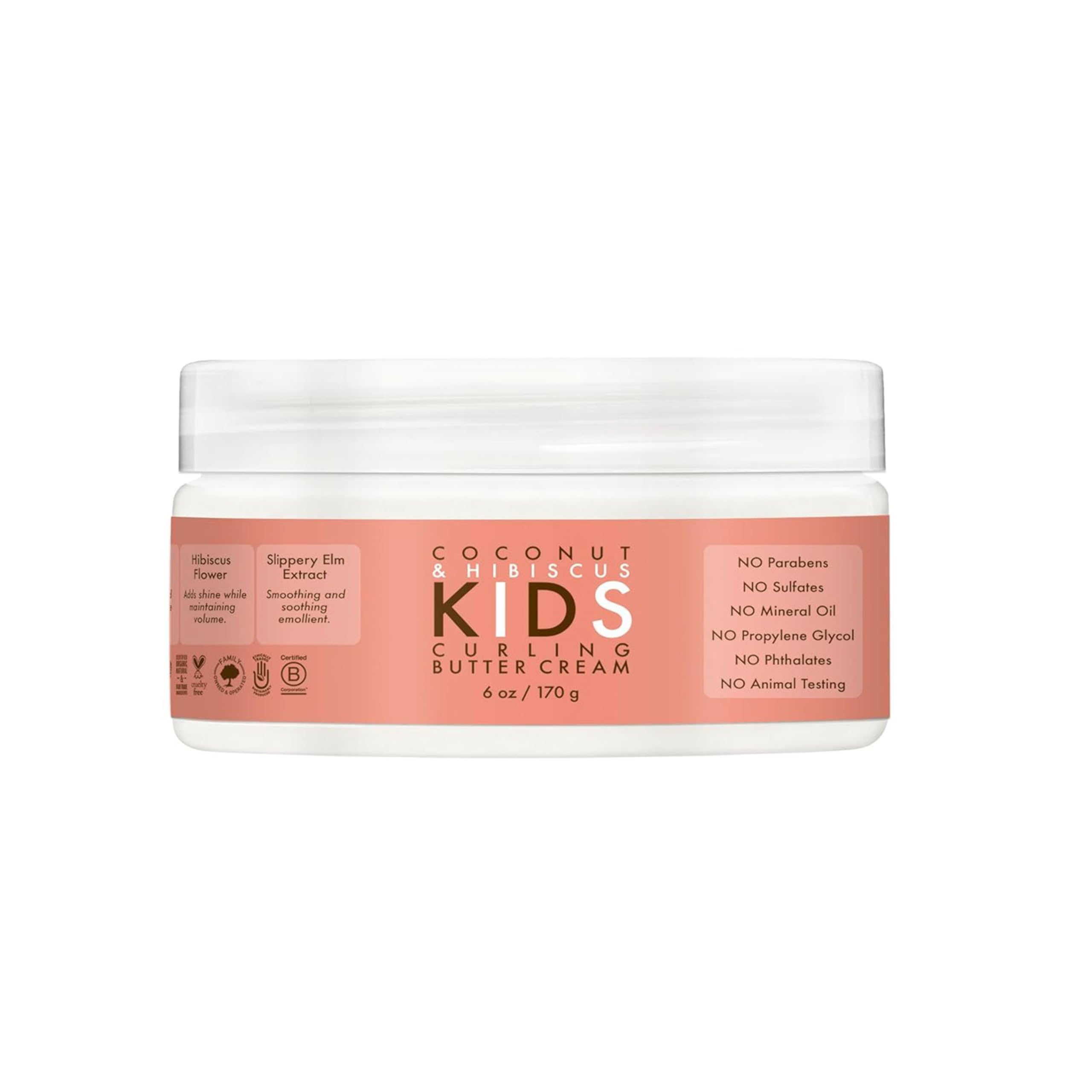 SheaMoisture Kids Curling Styling Cream For Curl Definition Coconut & Hibiscus