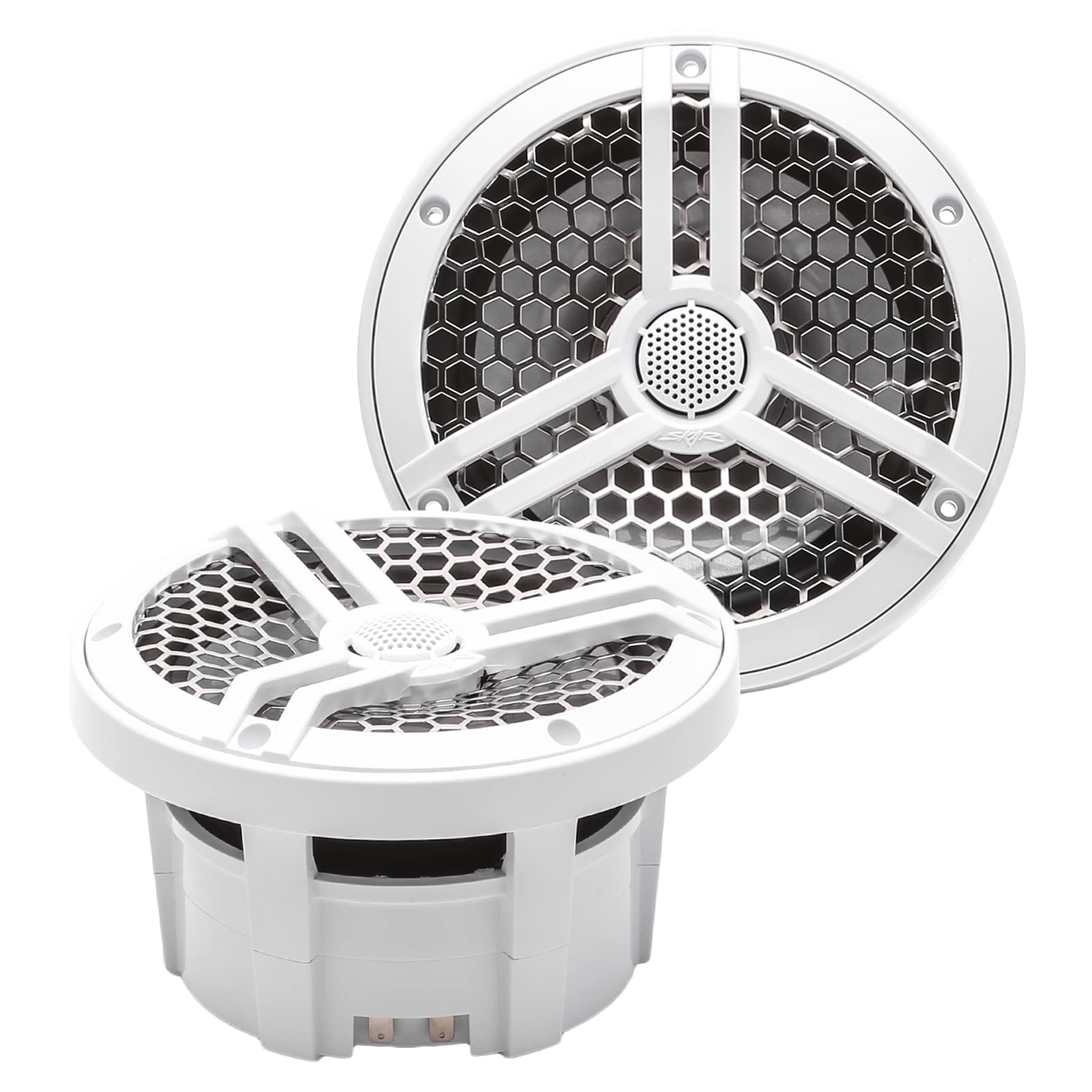Skar Audio SK65M 6.5" 2-Way Marine Full Range 320 Watt Coaxial Speakers