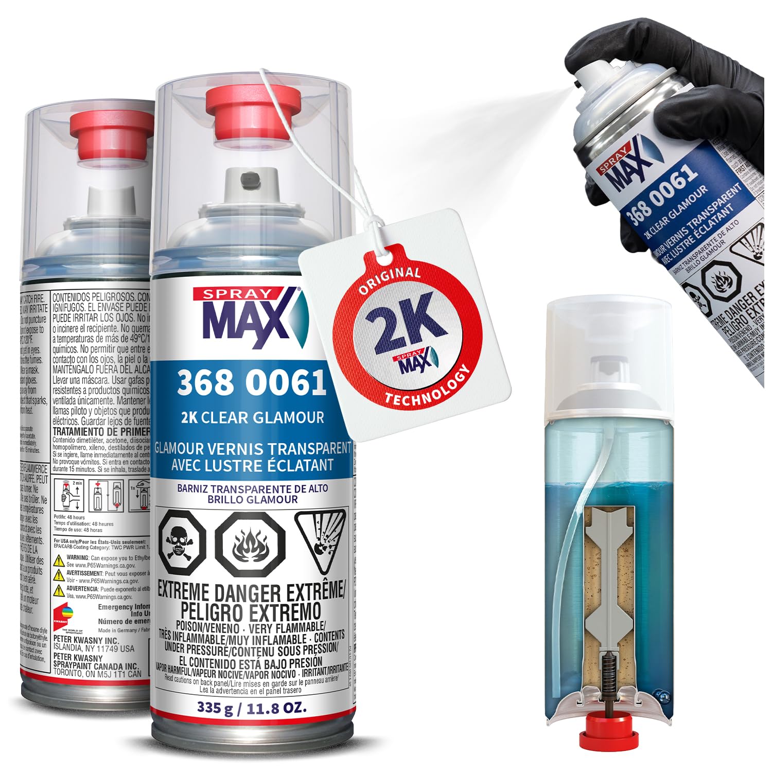 SprayMax 2K Glamour High Gloss Clear Coat