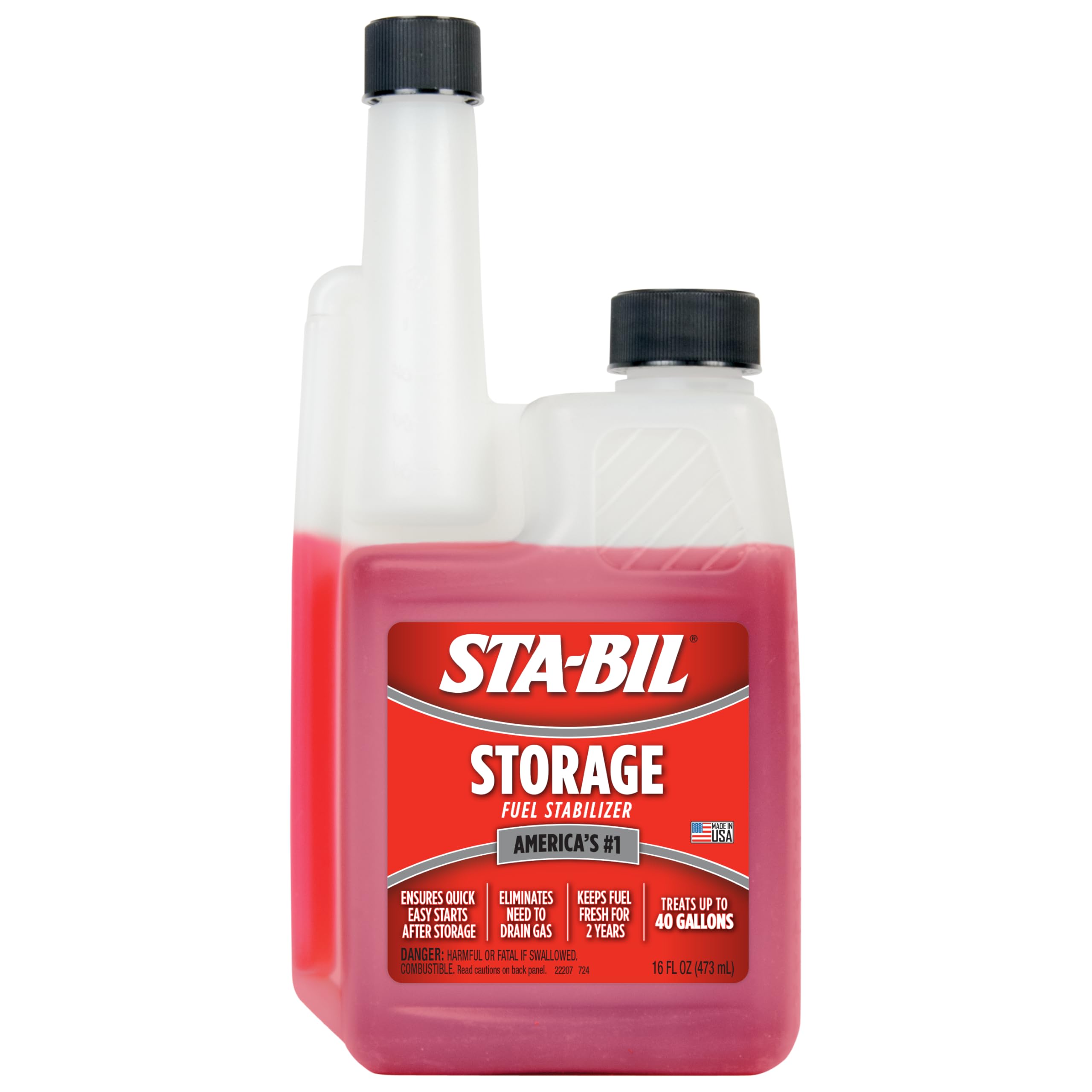 STA-BIL Storage Fuel Stabilizer Keeps Fuel Fresh for 24 Months