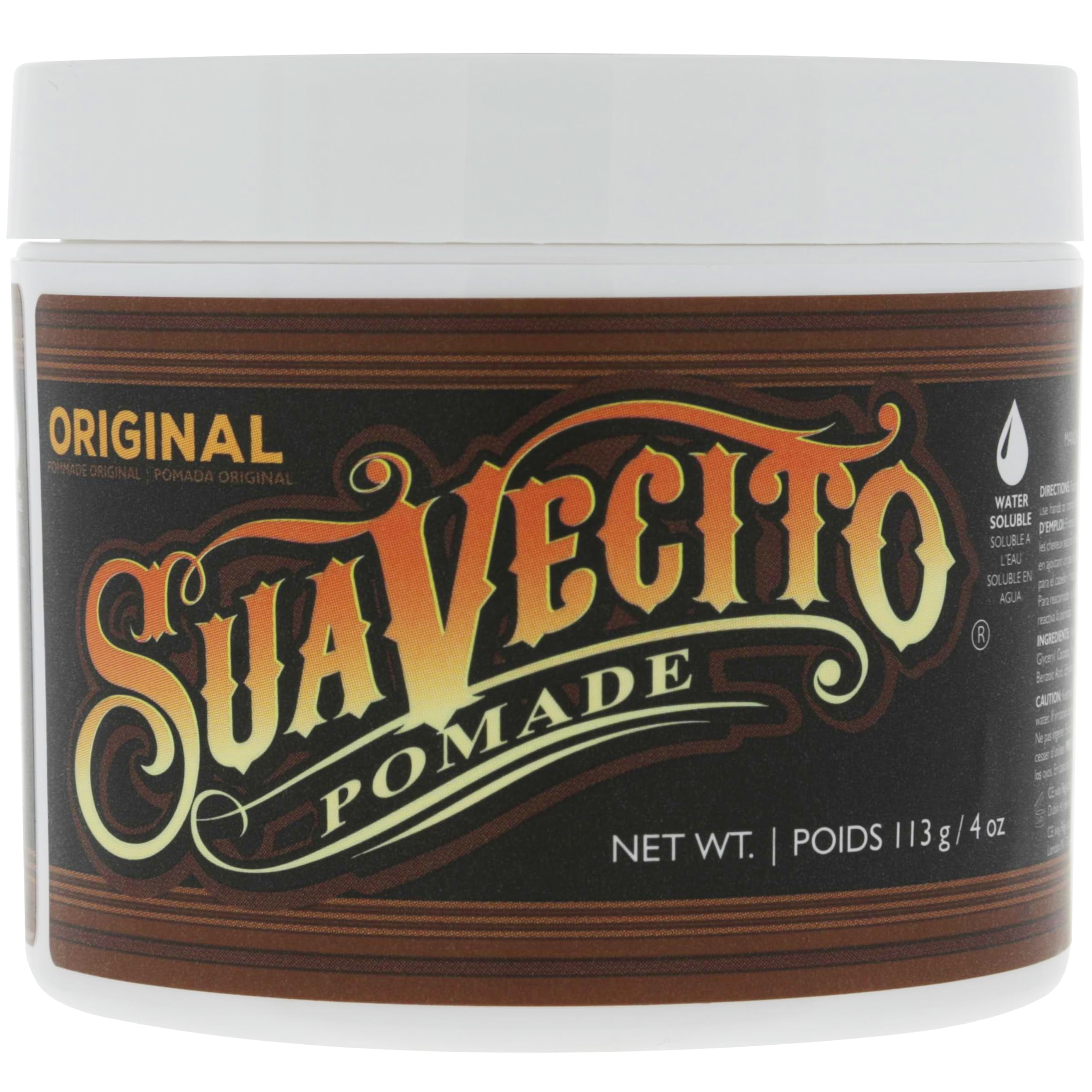 Suavecito Pomade Original Hold For Men 4 oz
