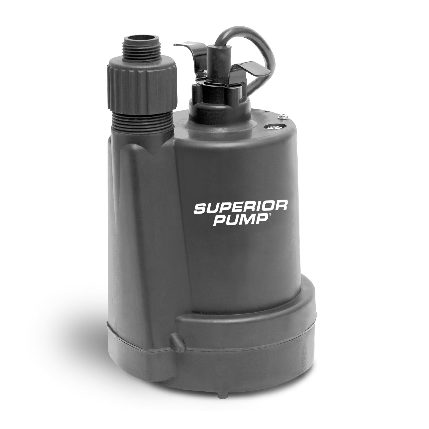 Superior Pump 91250 1800GPH Thermoplastic Submersible Utility Pump with 10-Foot Cord