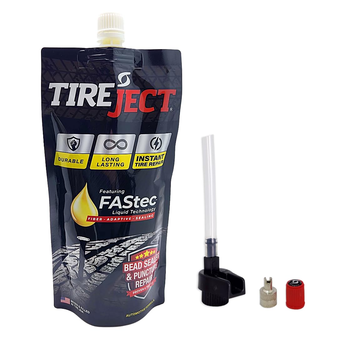 TireJect Automotive Full-Size Truck/SUV 2-in-1 Tire Sealant & Bead Sealer Kit