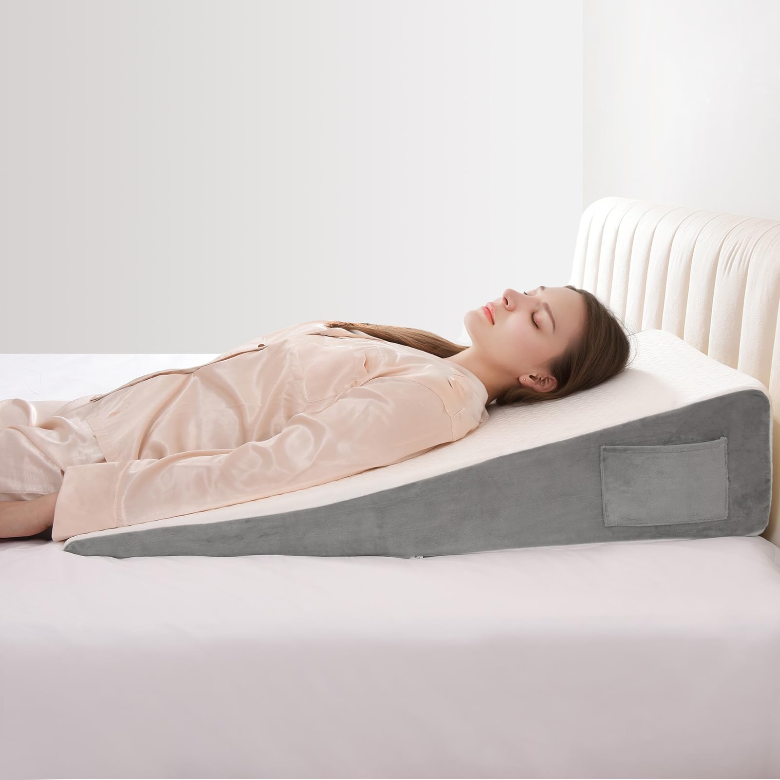 Vekkia 34" Extra-Long Wedge Pillow