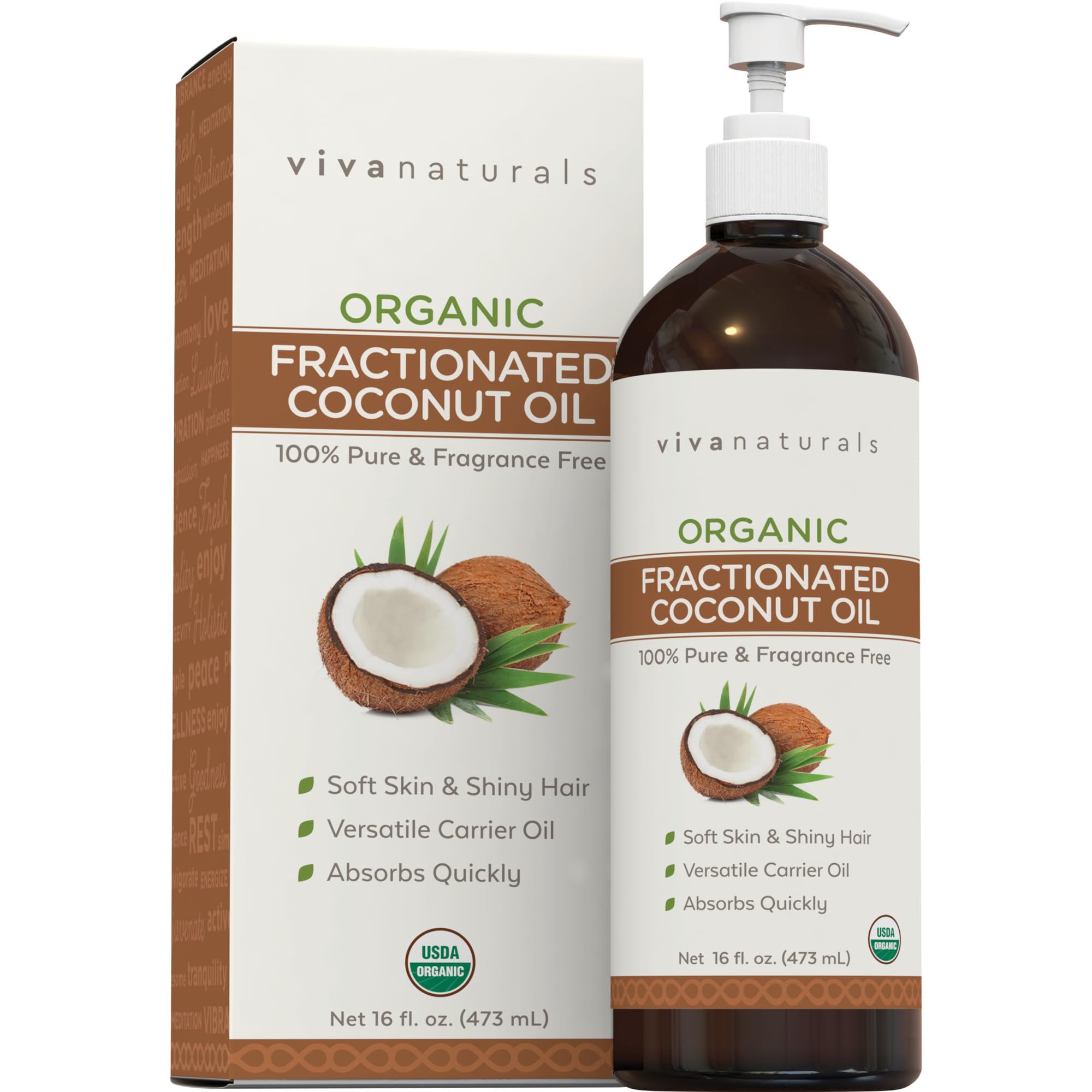 Viva Naturals Organic Fractionated Coconut Oil