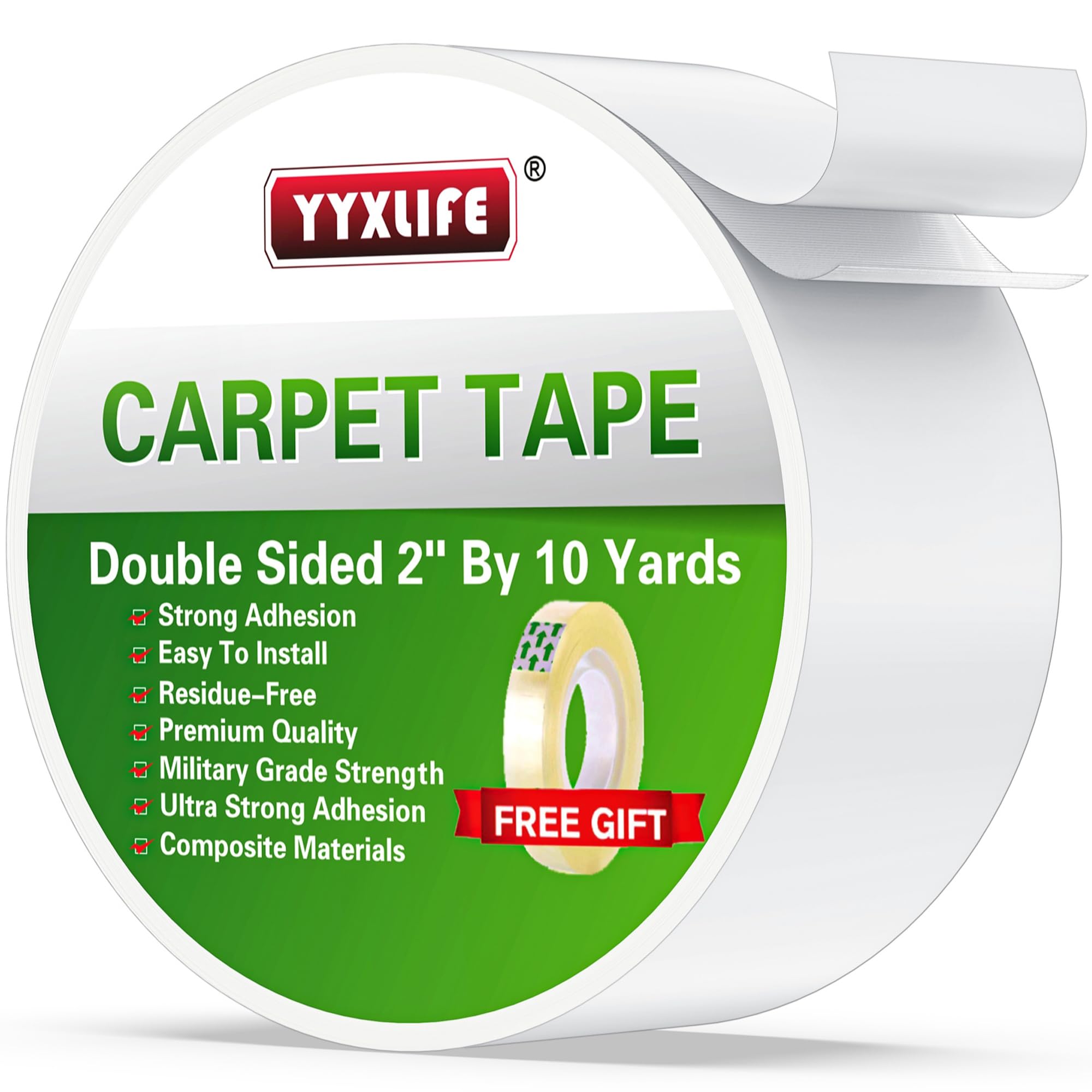 YYXLIFE Double Sided Removable Rug Tape
