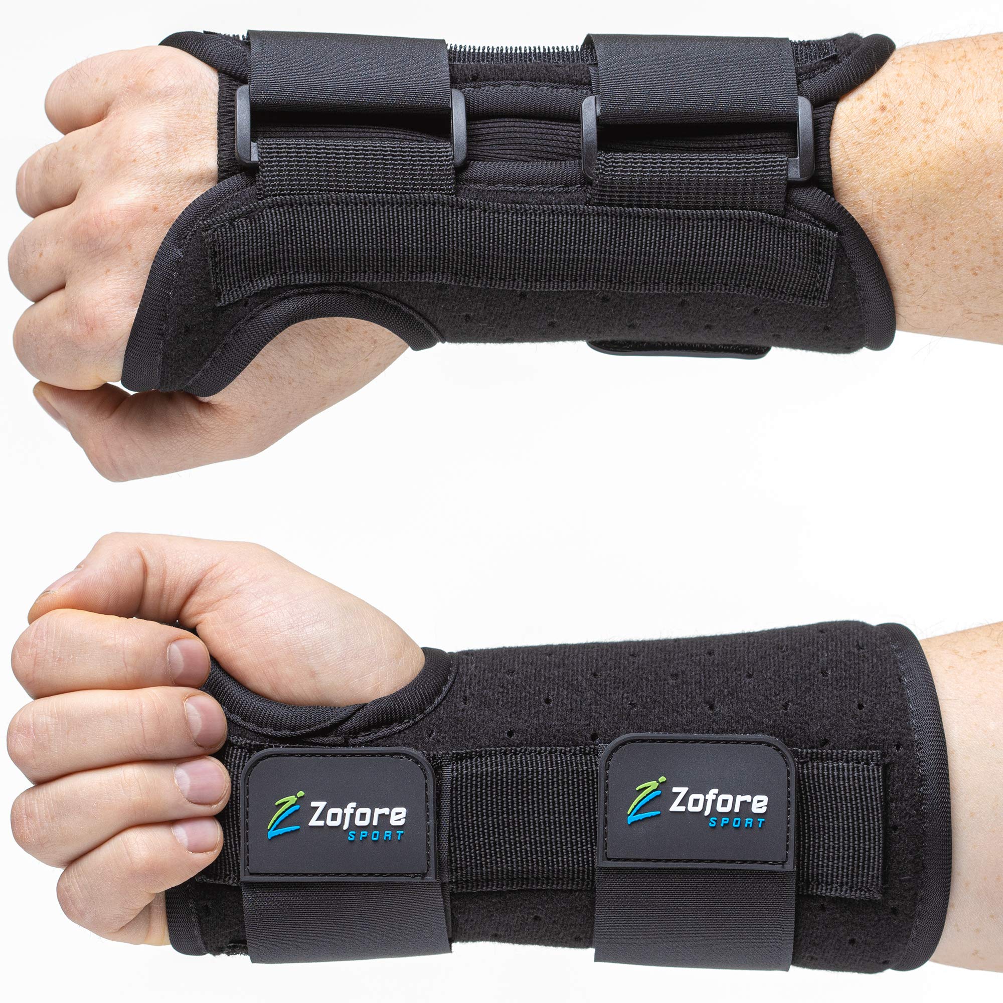 Carpal Tunnel Wrist Brace Night Support and Metal Splint Stabilizer [Single]