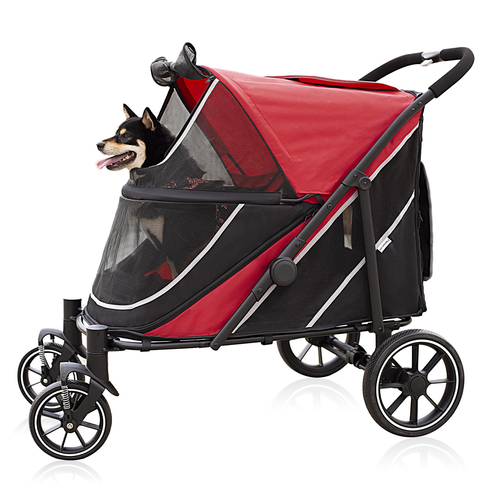 Dog Stroller for Medium/Large Dogs One-Click Folding