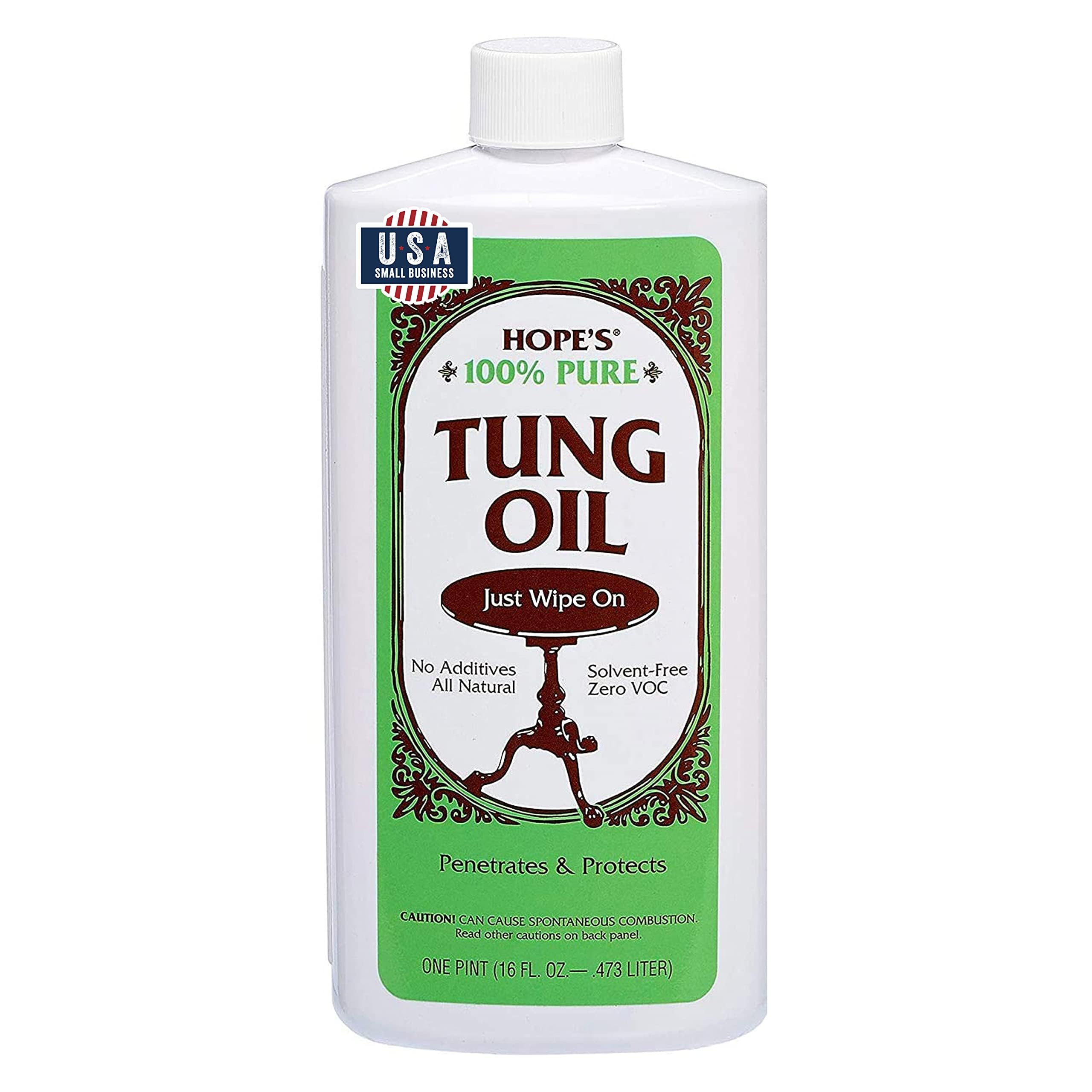 HOPE'S 100% Pure Tung Oil